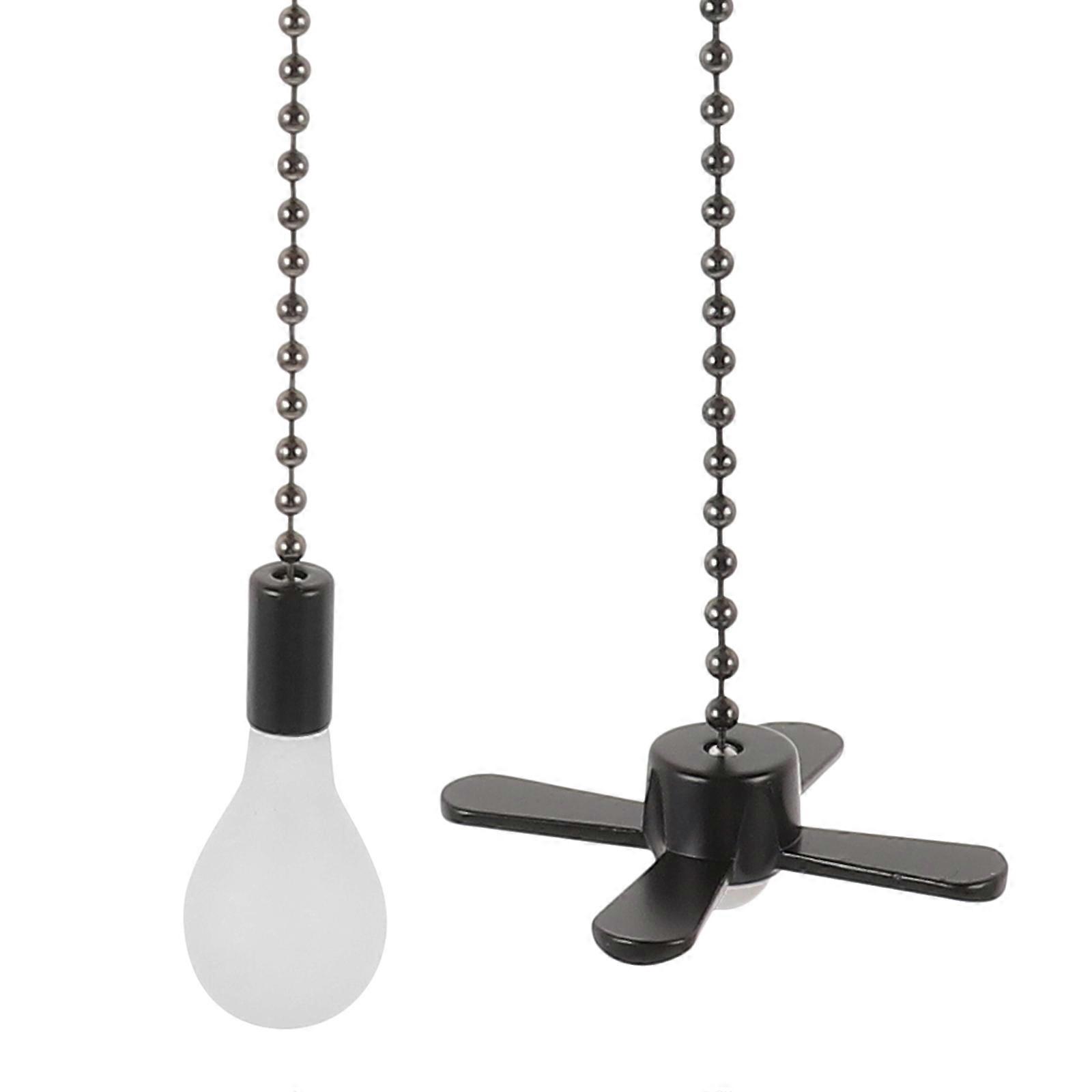 2 قطع الفولاذ المقاوم للصدأ سحب سلسلة تمديد مع قلادة زجاجية