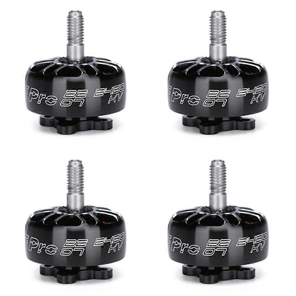 4PCS for -E Pro 2207 2450KV Brushless Motor 2-4S Lipo 4mm Shaft Diameter for 5-6in Propeller RC FPV