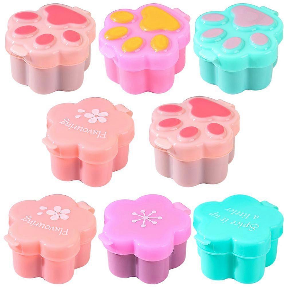 8Pcs Salad Dressing Containers Small Condiment Containers Condiment Cup for Picnic