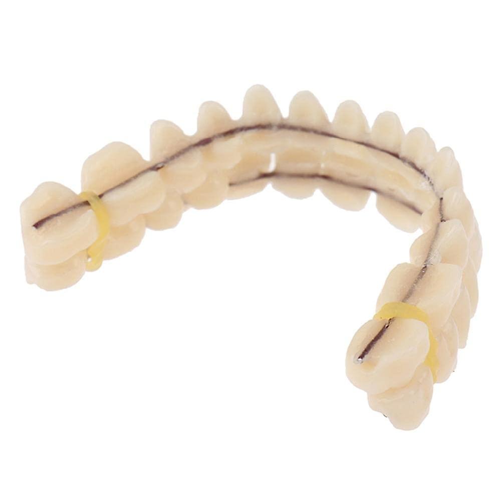 Resin Teeth Prosthesis Upper Lower Mould Preformed Dental Care Artificial Teeth for Oral Health and Aesthetic Use