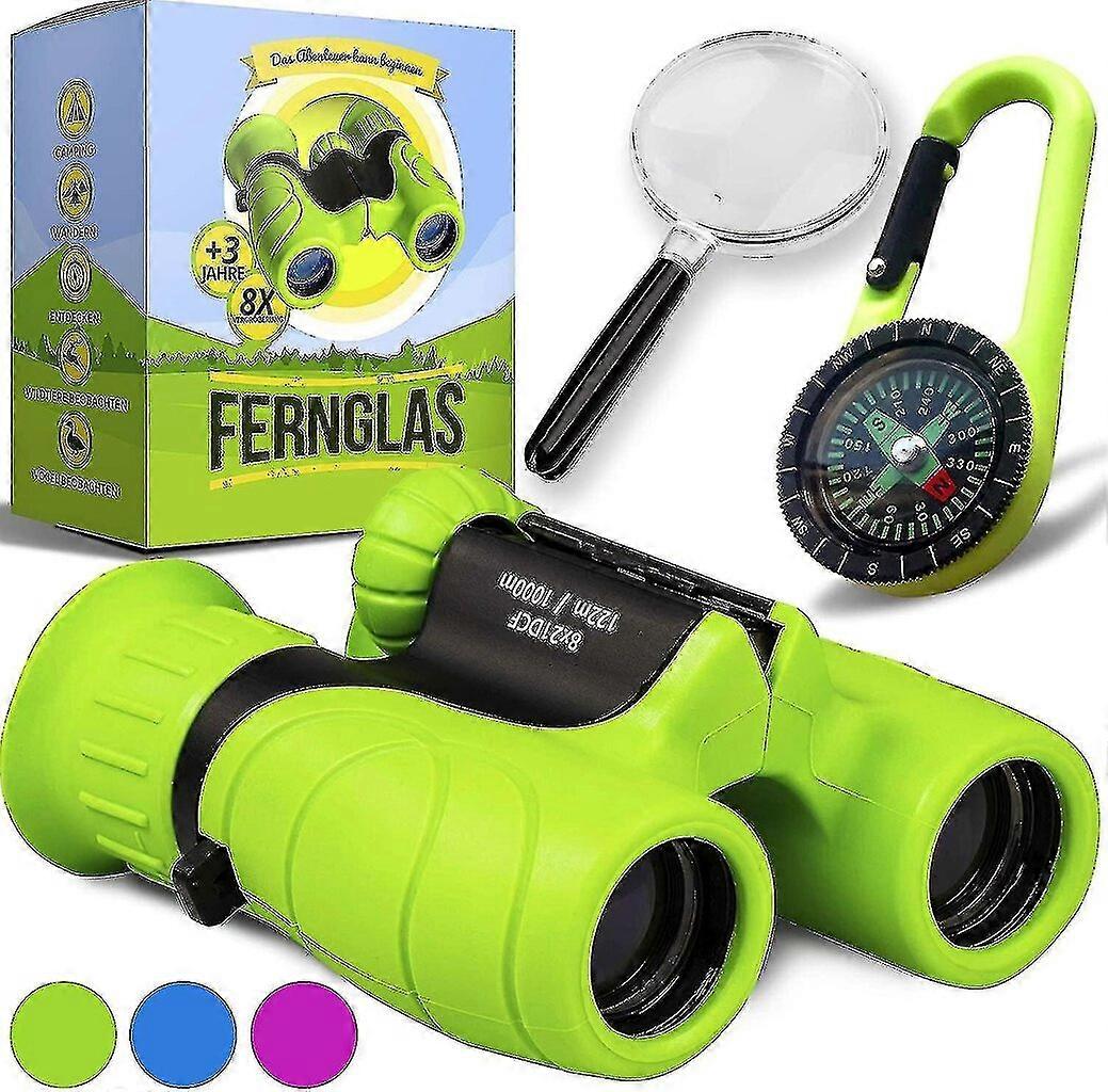 Binoculars Kids Binoculars - 8 x 21 - Complete Set with Magnifier