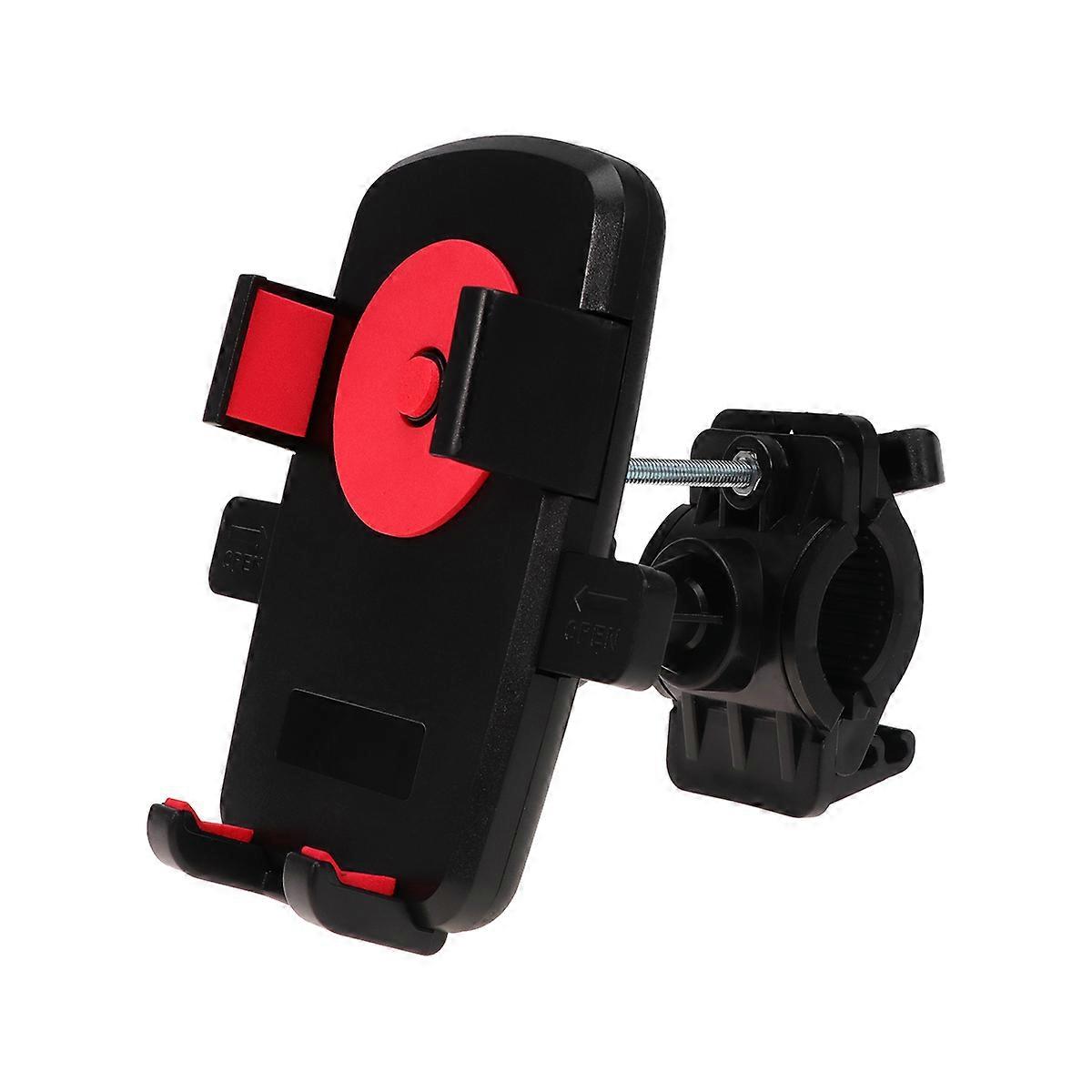 Stability Mount for Bike Cell Phone Red 11x10x9cm GPS Navigation Support Quick Release 1Set