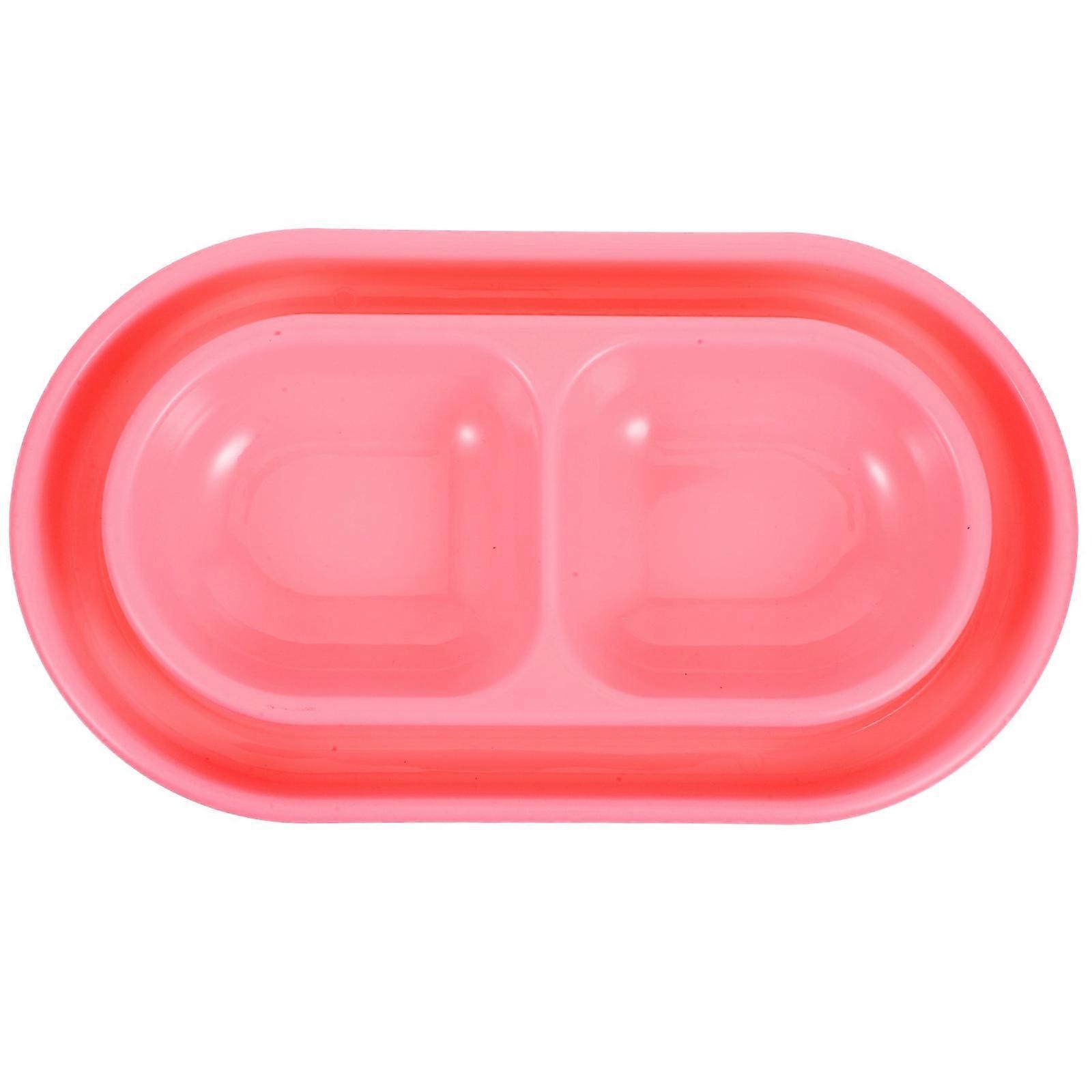 Pet Feeding Bowl Set with Ant Moat and Cats – Space Saving Food and Water Dish for Indoor and Outdoor Use