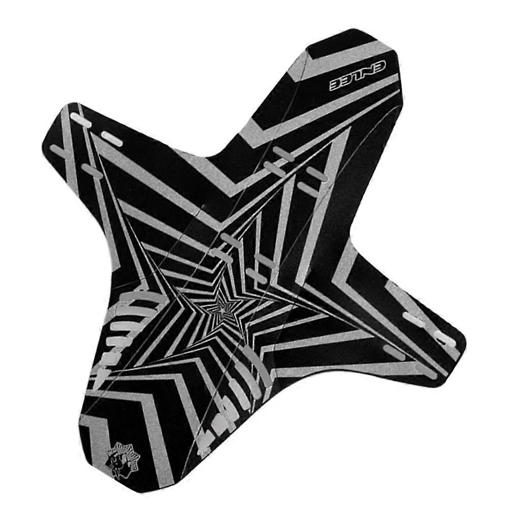 Front Mud Guards for Mountain Bikes Cycling Tyre Mudguard for Cyclists Wide Application 30X25X0.2CM 1Set