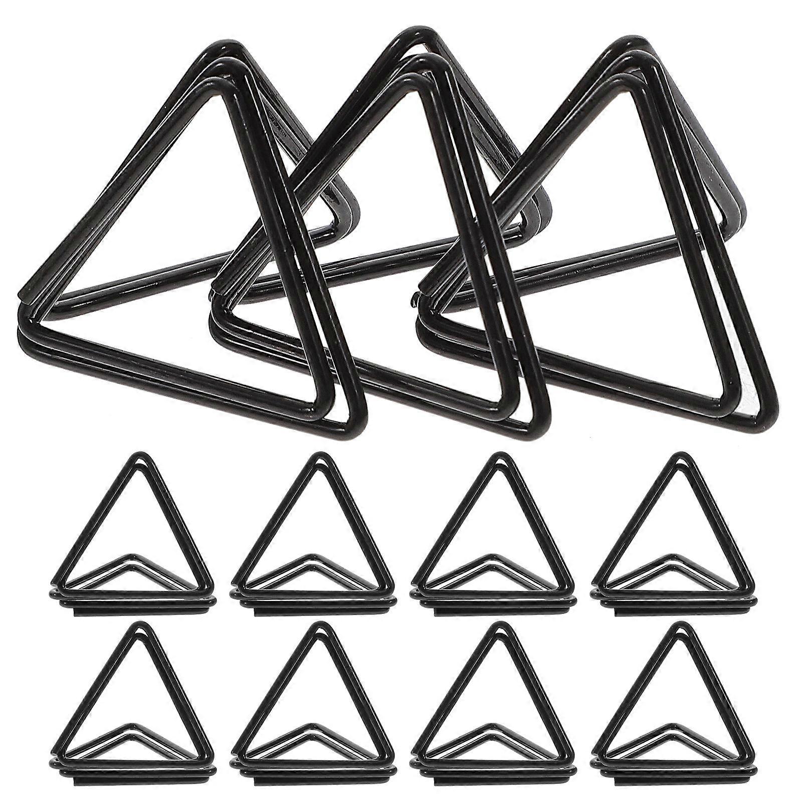 Creative Paper Clips Triangle Shape Note Clip 30Pcs for Various Special Projects and Table Number Stand