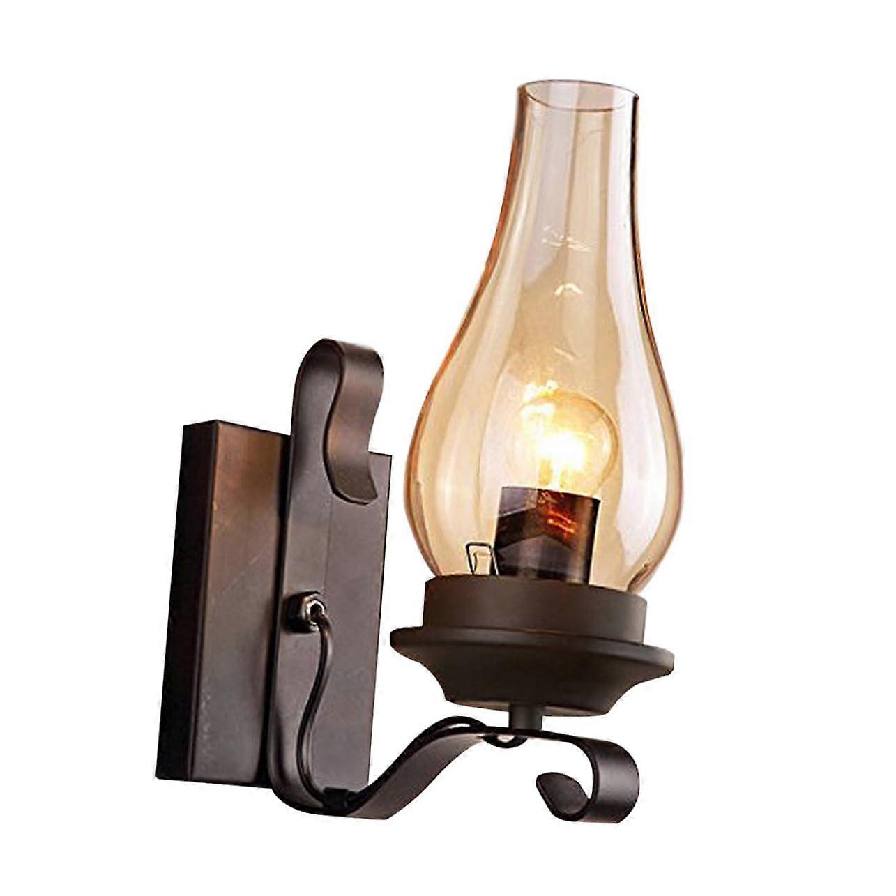 Creative Wall Lamp LED Wall Light, Battery-Operated Wireless Lantern, Ceiling Light, Retro Style Decor