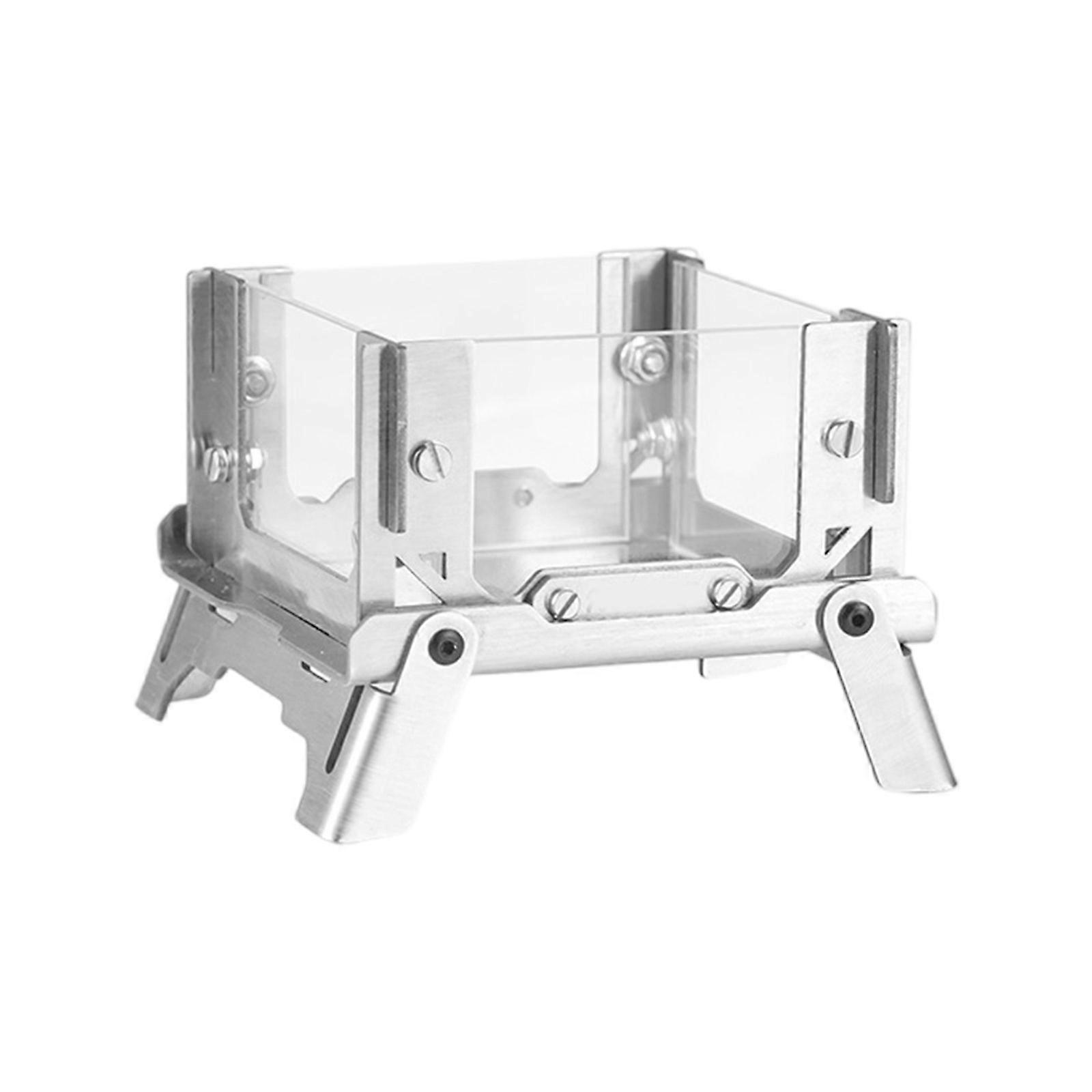 תנור עץ למחנה חיצוני, מחממי נירוסטה, מחמם מחנה להישרדות במדבר, ציוד רב צבעים