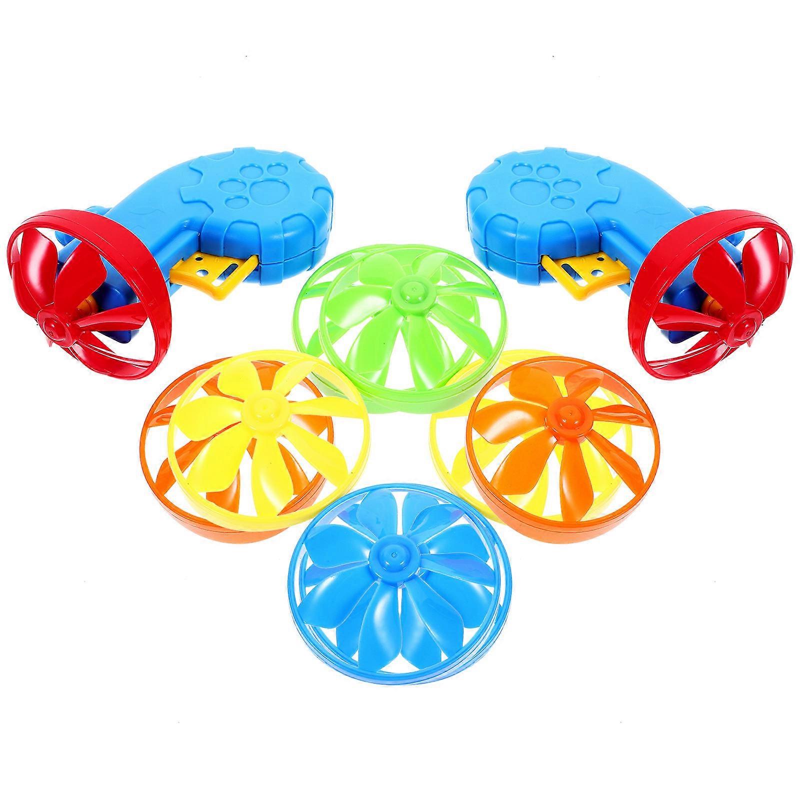 Flying Cat Toy Flying Disc Saucer Launcher for Cats 2Sets Interactive Play