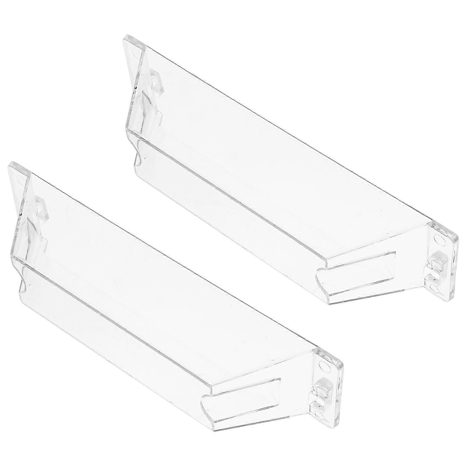 2pcs Plastic Range Hood Oil Cups for Grease Catcher Collecting Containers