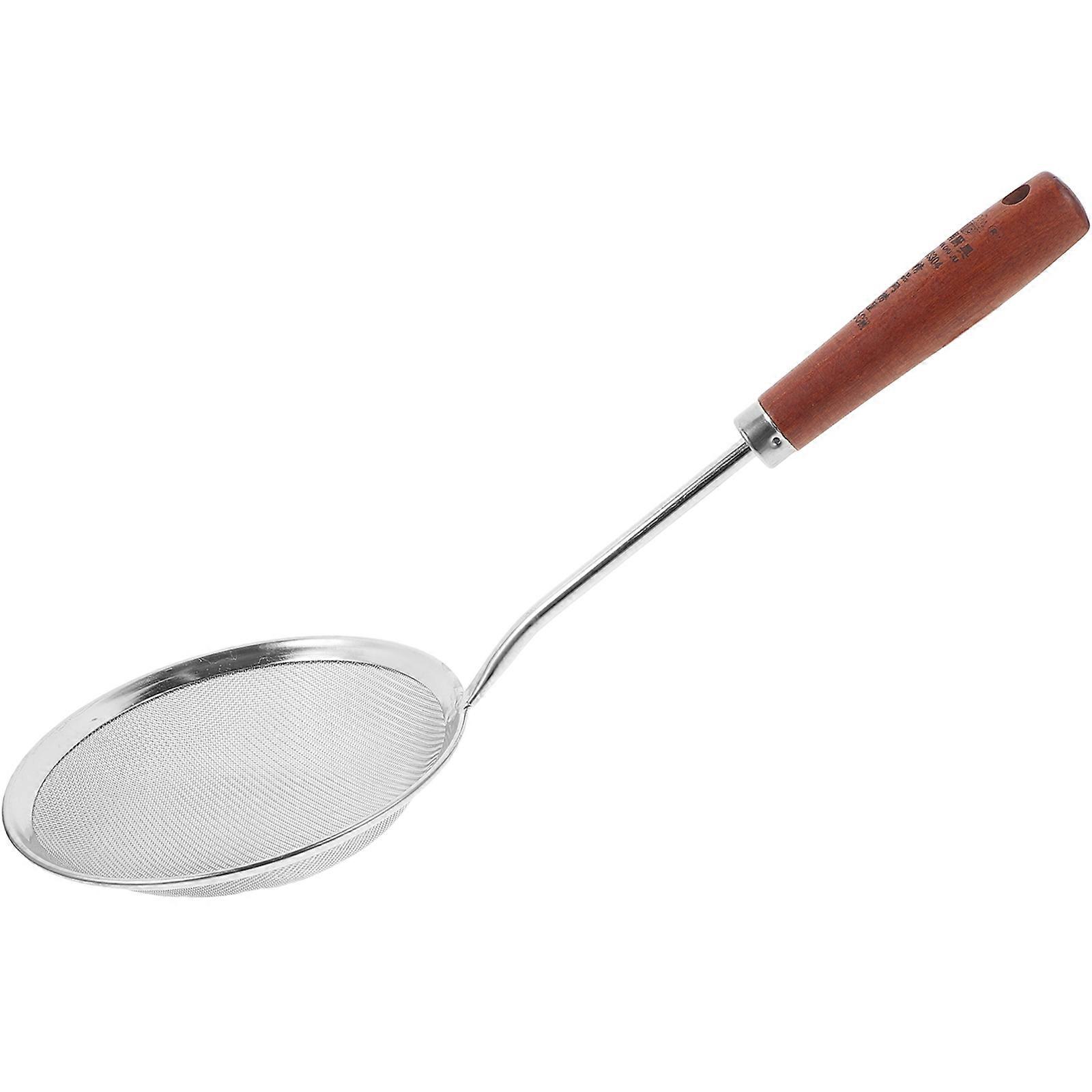 Metal Slotted Spoon Kitchen Skimmer Scooping Restaurant Use 1Set