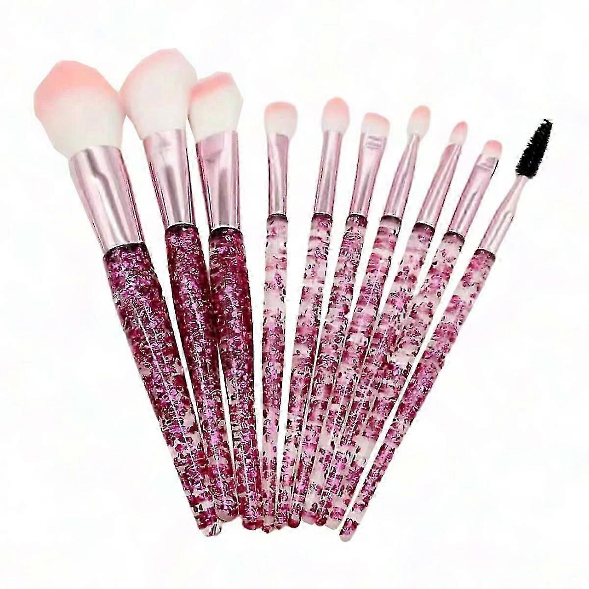 Makeup Brushes with Liquid Flow Handle for Smooth Application