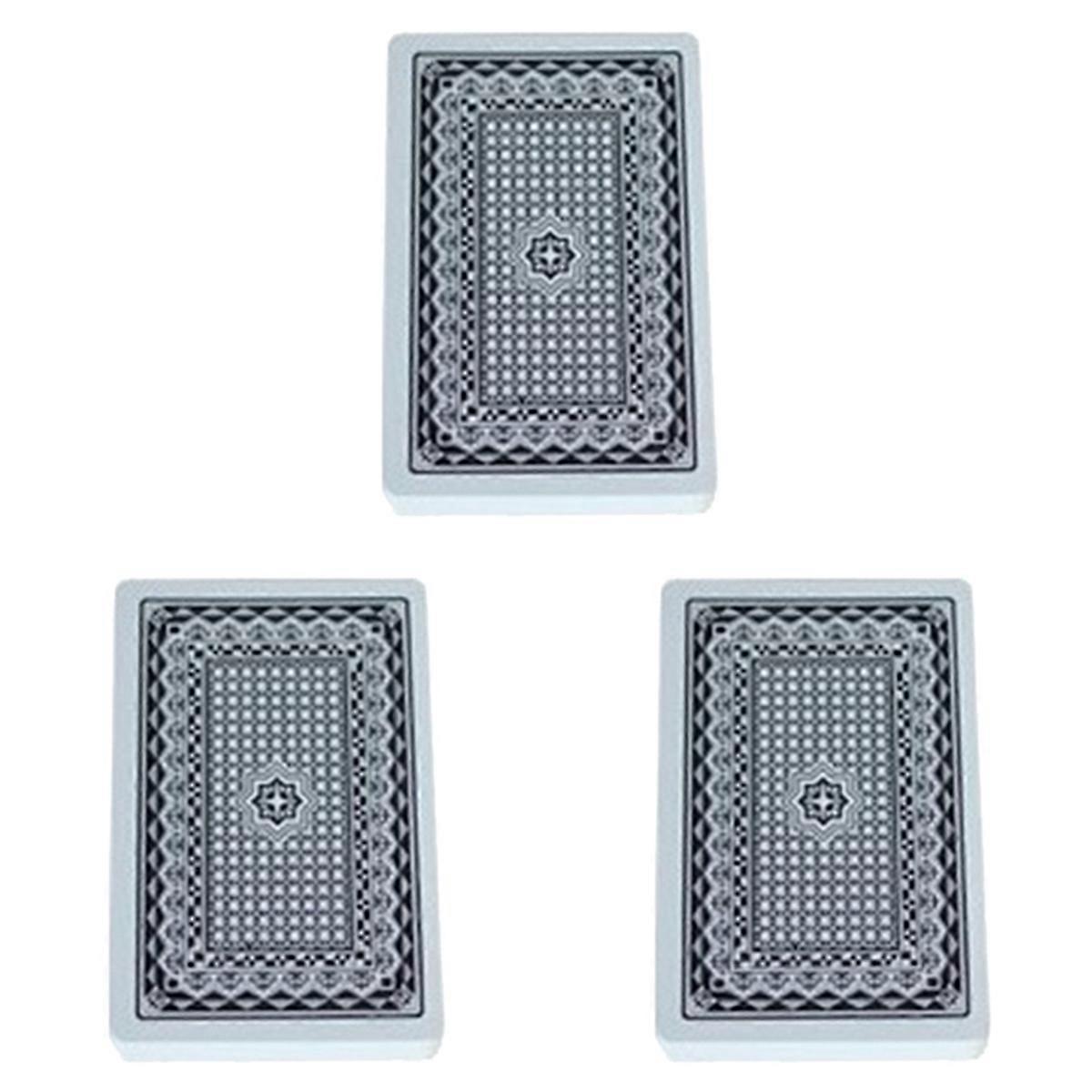 Game Card Playing Cards Plastic Poker Magic Tricks Tool,Black