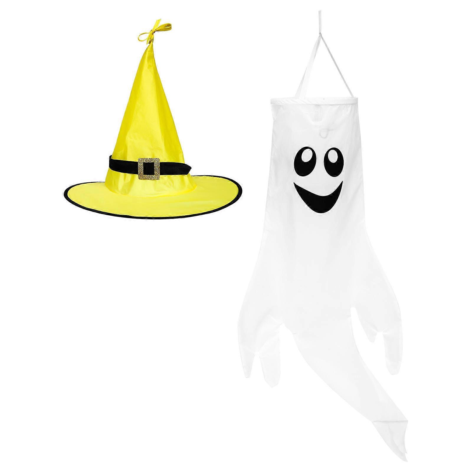 Luminous Windsock Halloween Adornment Decorative Windsock Homeowners Event Organizers 1Set
