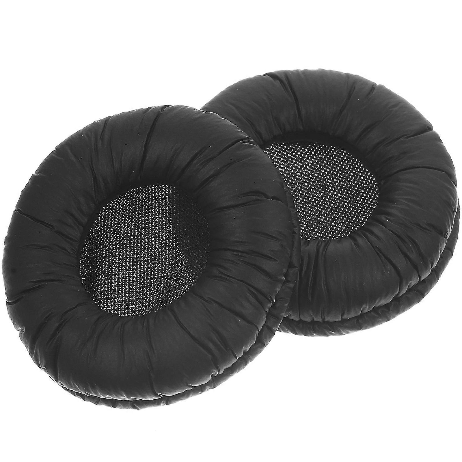 2pcs Headphone Replacement Pads Cushions for Over Ear Headphones – Durable Sponge & PU Ear Covers for Comfortable Fit and Easy Installation –