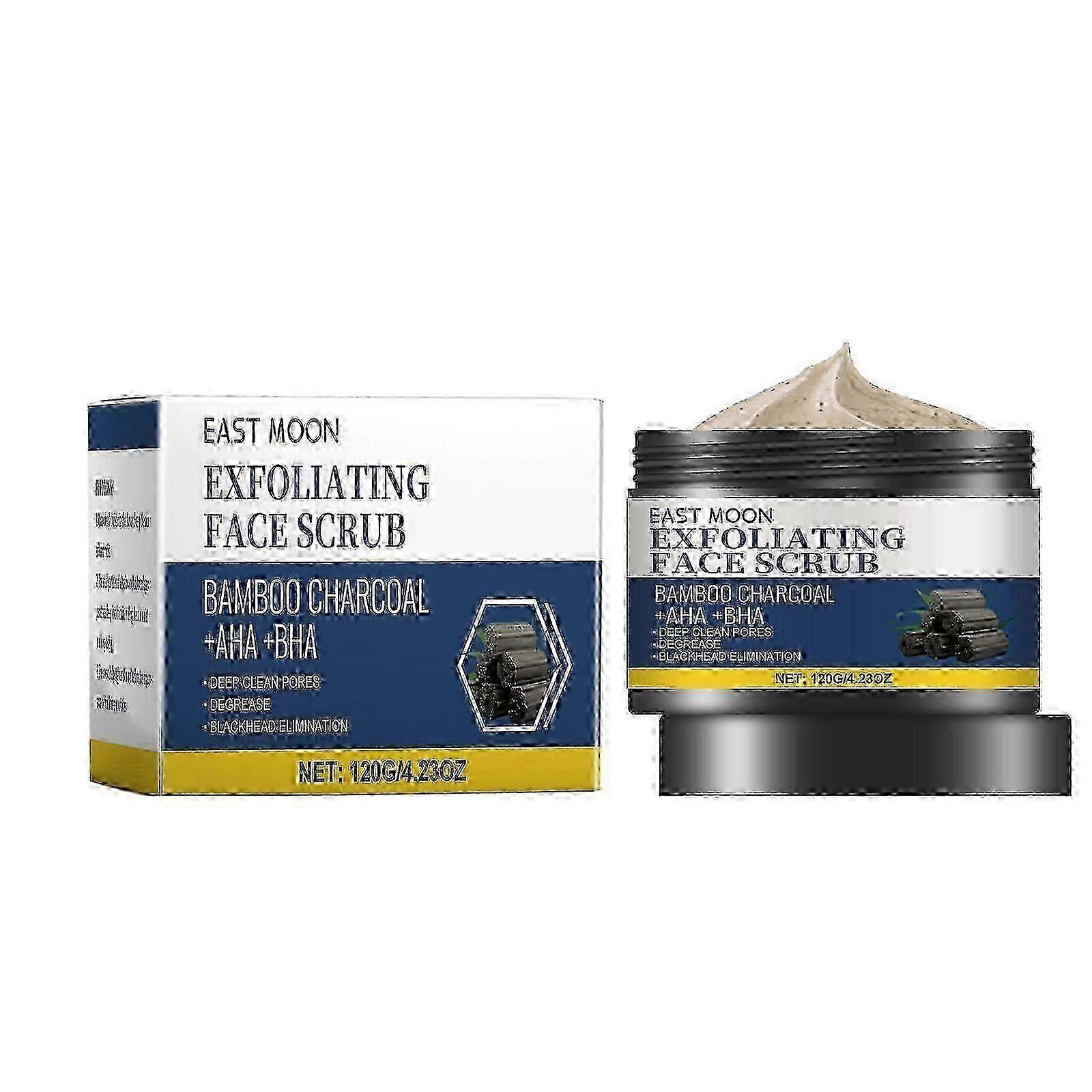 East Moon Charcoal Facial Scrub Gentle And Comfortable Cleansing Face Moisturizing Moisturizing Scrub