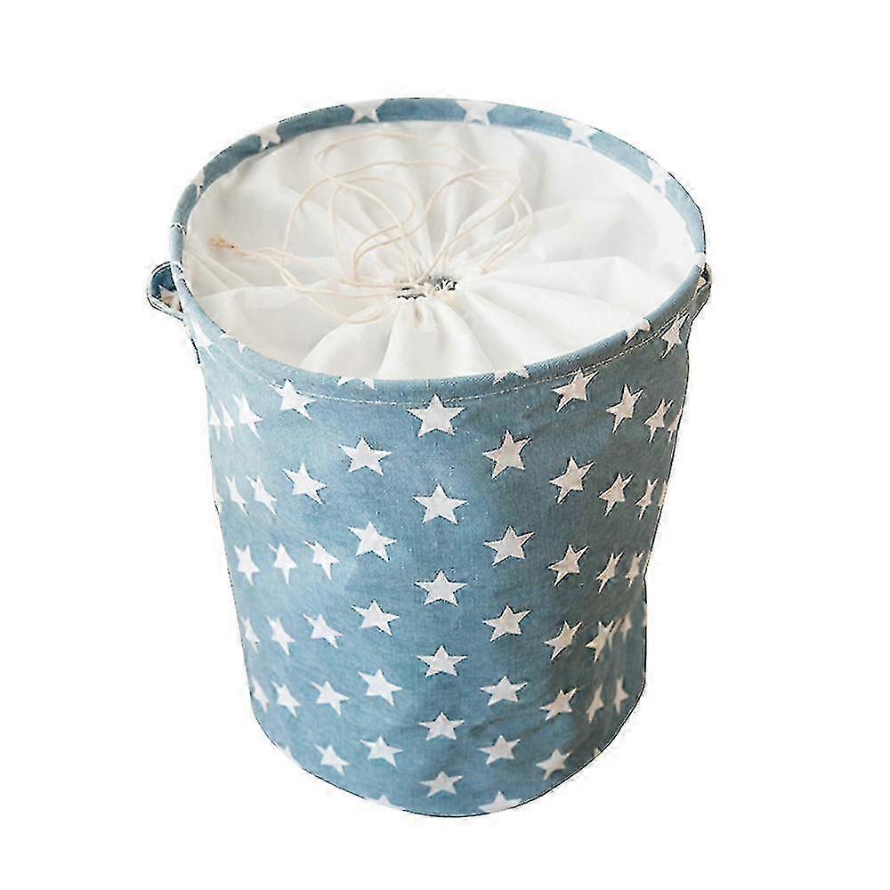 Foldable Waterproof Laundry Basket, Round Storage Organizer with Handle (Specify Size)