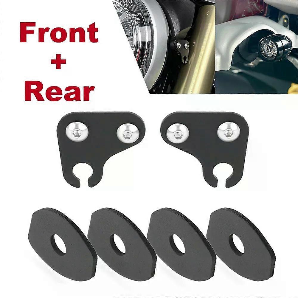 Suitable For DUCATI Scrambler 1100 2018-2024 Front Rear Turn Signal Light Fixed Spacer Plate Indicator Blinker Adapter Gasket Holder