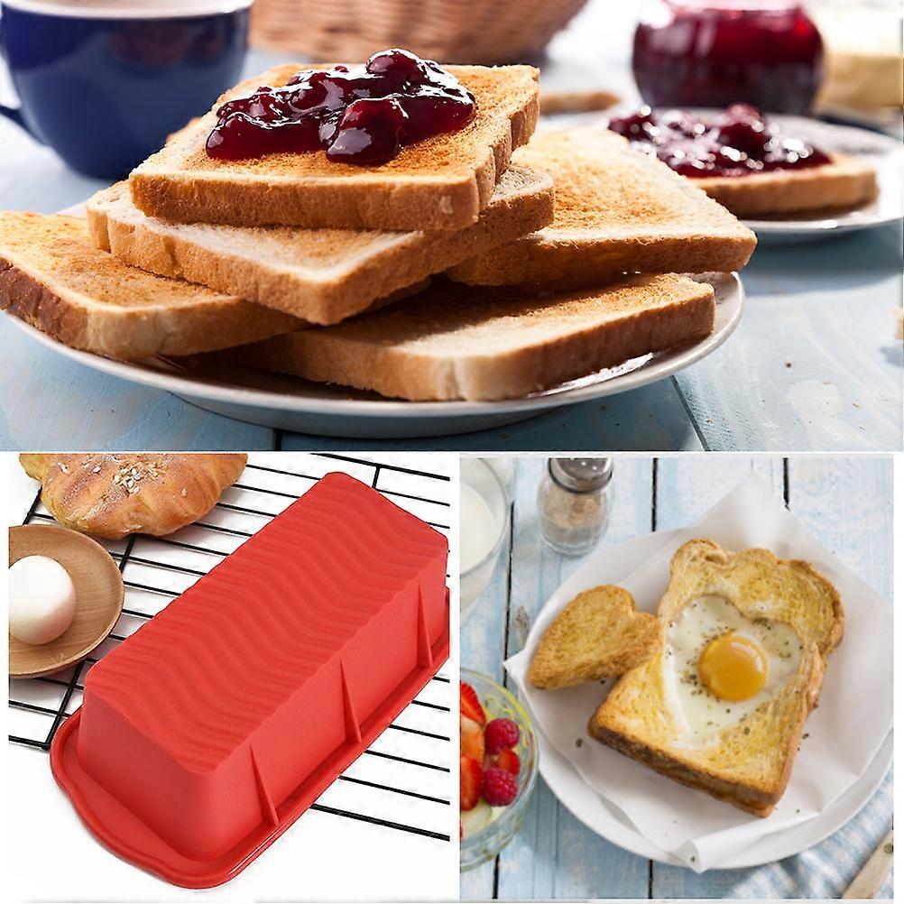 Silikon Brot Backform Rechteckige Toastplatte Küche Backform