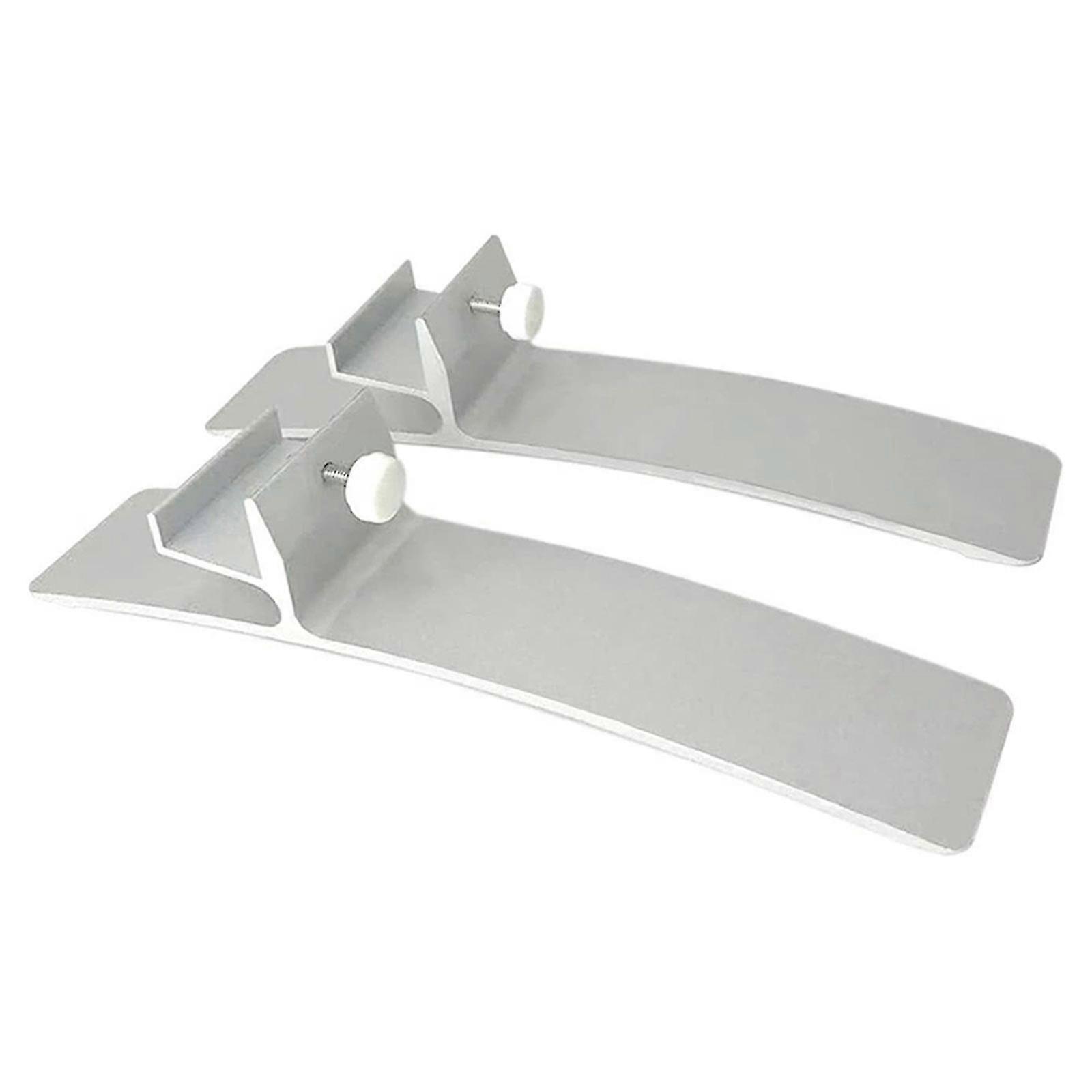 一包 2 个耐用的红外线加热器面板支架脚铝材料红外线加热器支架，适用于家庭和商业用途