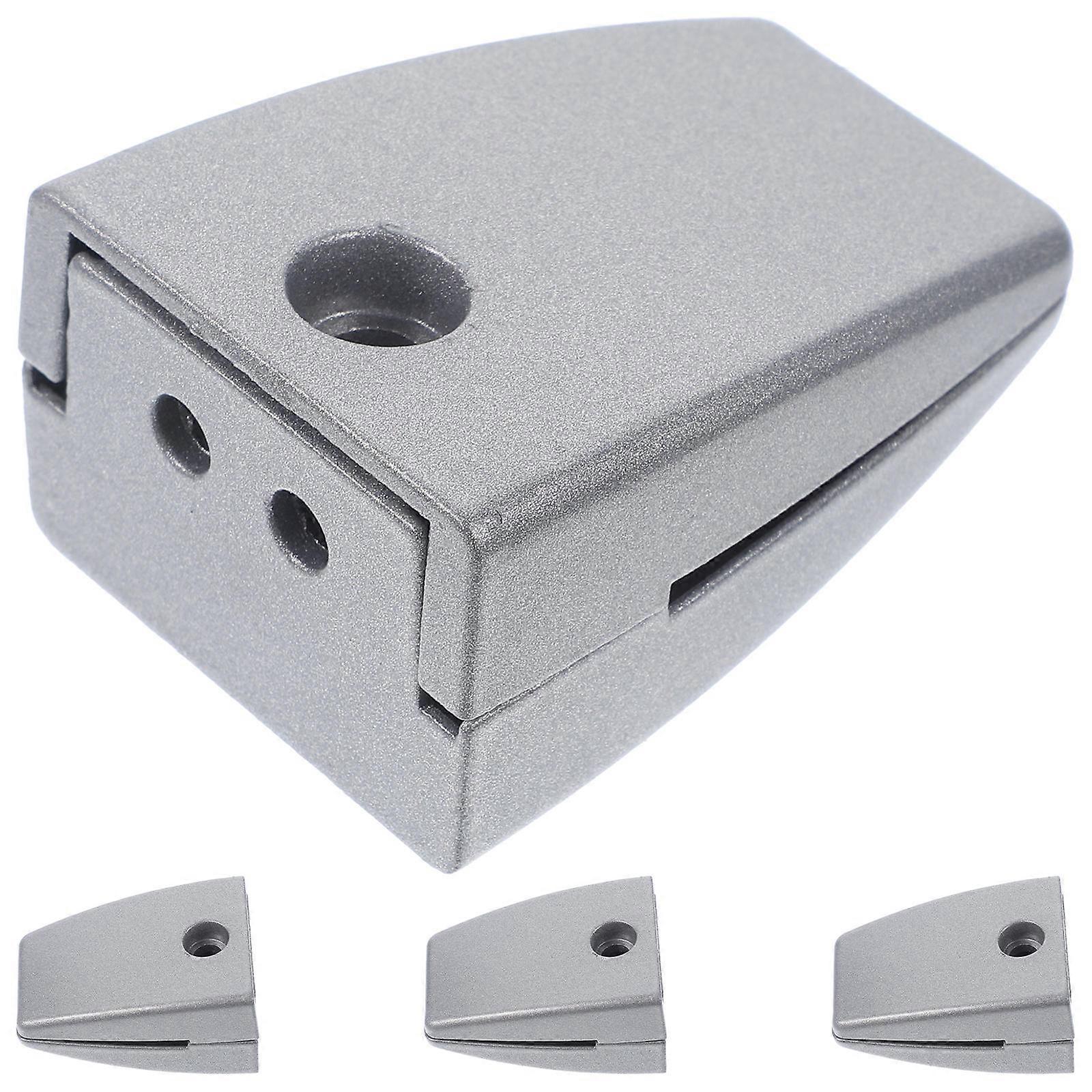 مكتب المشبك لوحة حامل شاشة الخصوصية دعم الفضة سبائك الألومنيوم استخدام المكتب 4 قطع