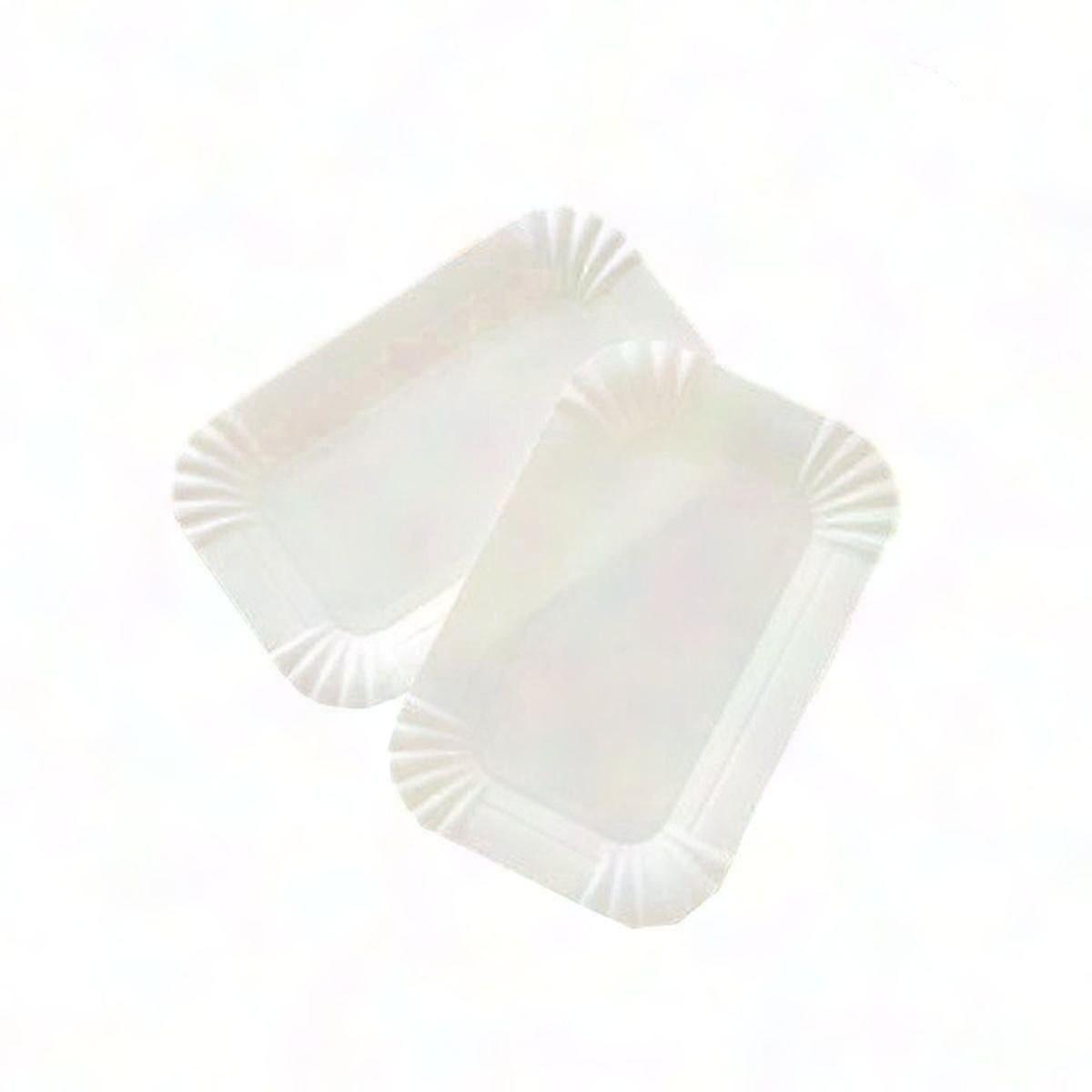 Disposable Cake Plates Paper Party Plates & Cutlery Tray Set