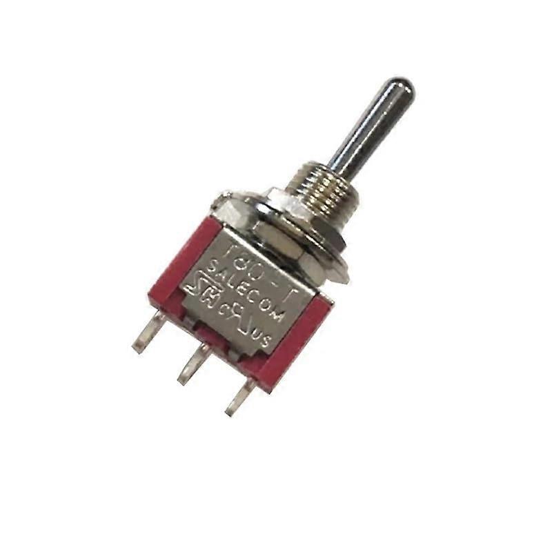 SH T8014B Standard Lever 3-Pin One-Side Momentary ON-OFF-MOM SPDT Toggle Switch Pack Of 5