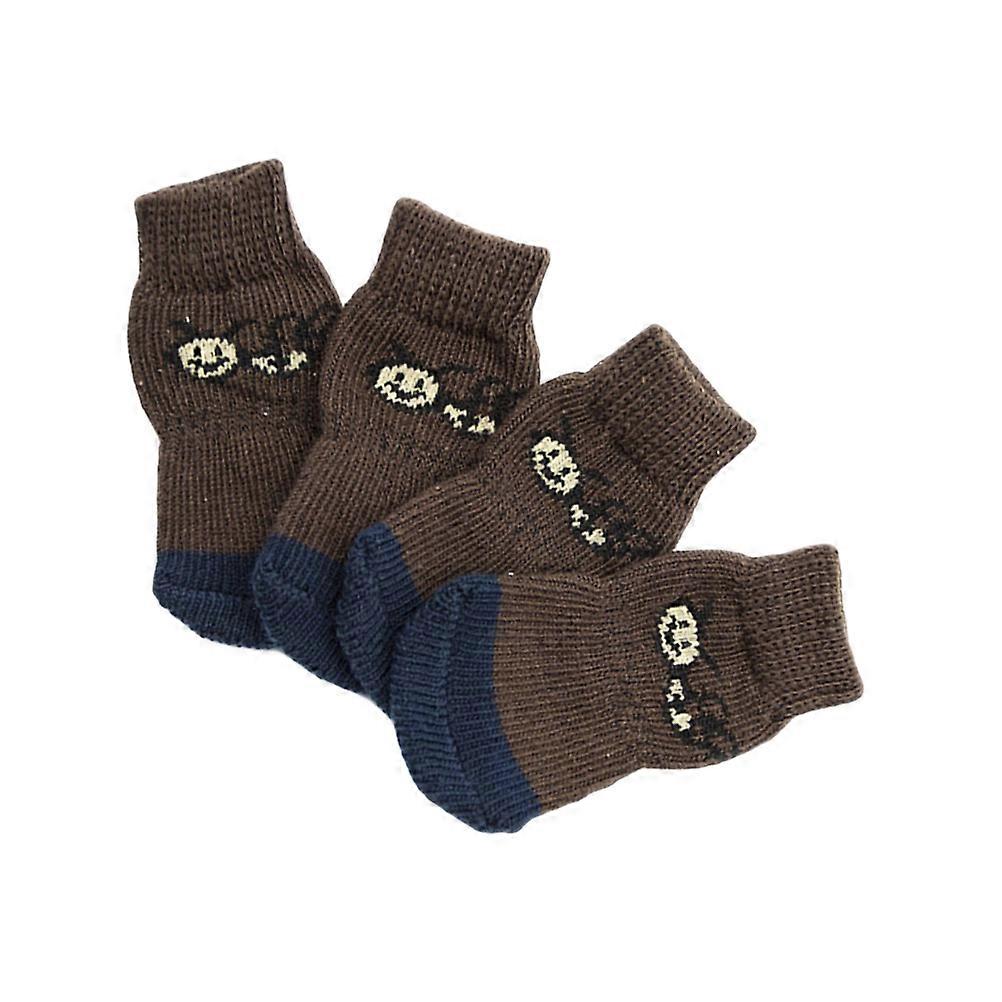 Doggie Socks Non-Slip Design for Safe Use Keep Paws Clean 4Pcs
