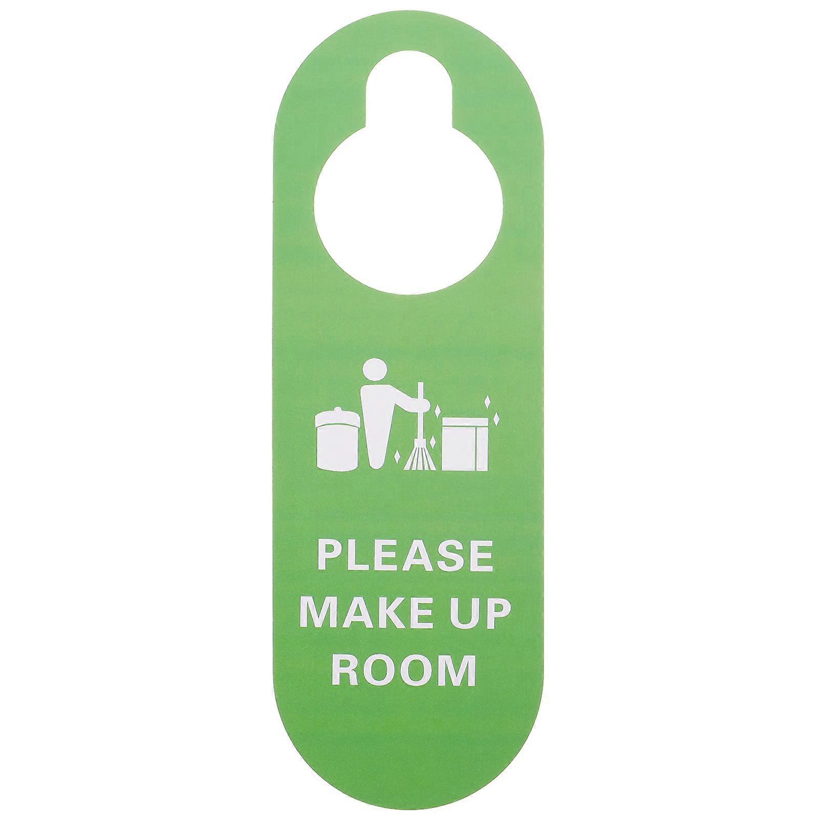 Double Sided Do Not Disturb Door Hanger Sign for Office, Hotel, and Hospital Privacy – Hanging Board for Cleaning Requests