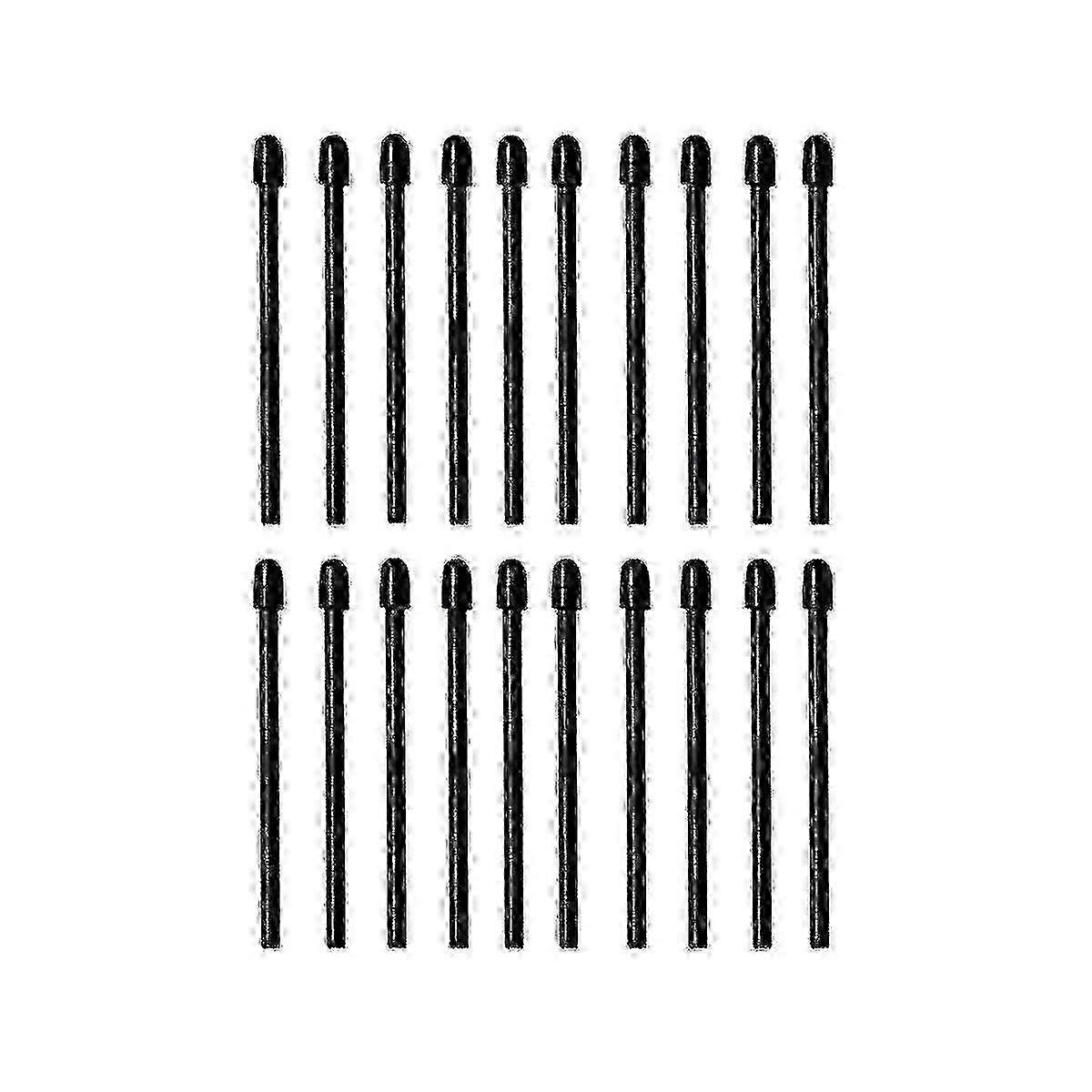20-Pack Soft Nibs for Digital Stylus Pen, Compatible with Remarkable 2, Black Marker Tips