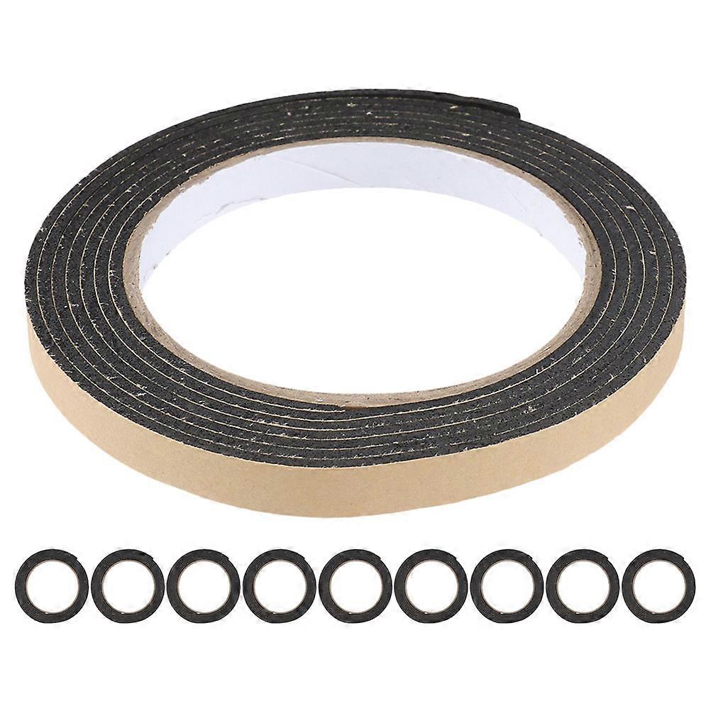 10 Rolls Self Adhesive Caulk Tapes for Gas Stove Gaps Sealing Black Polyethylene