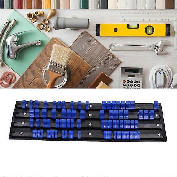 Socket Organizer Multifunctional 80 pcs Sockets Holder Storage Rack with Spring Ball Bearing