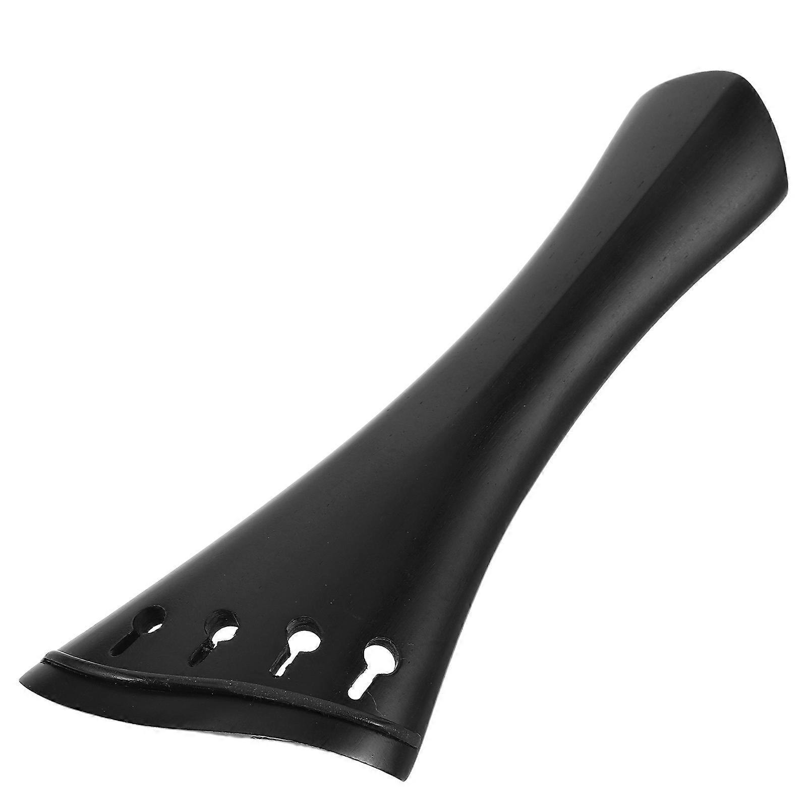 Black Wood Violin Tailpiece 4 Pegs Tuning Chinrest String Adjuster Accessories Kit Replacement Parts Supplies