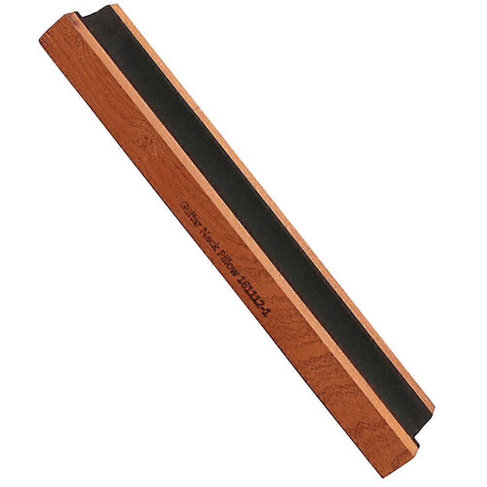 Wooden Guitar Neck Rest with Light Brown Finish for Home Use Sturdy Support Pillow for Acoustic and
