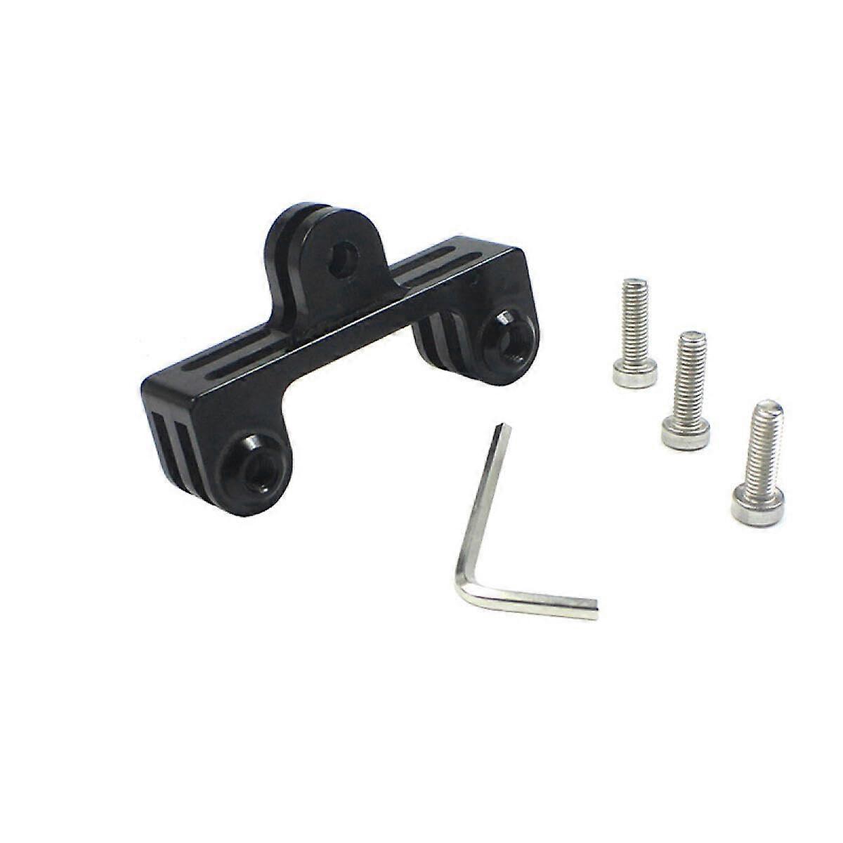 Camera Dual Head Mount, Camera Flash Diffuser, TwoWay Adapter Bracket, Aluminum Adapter, Vertical Screw