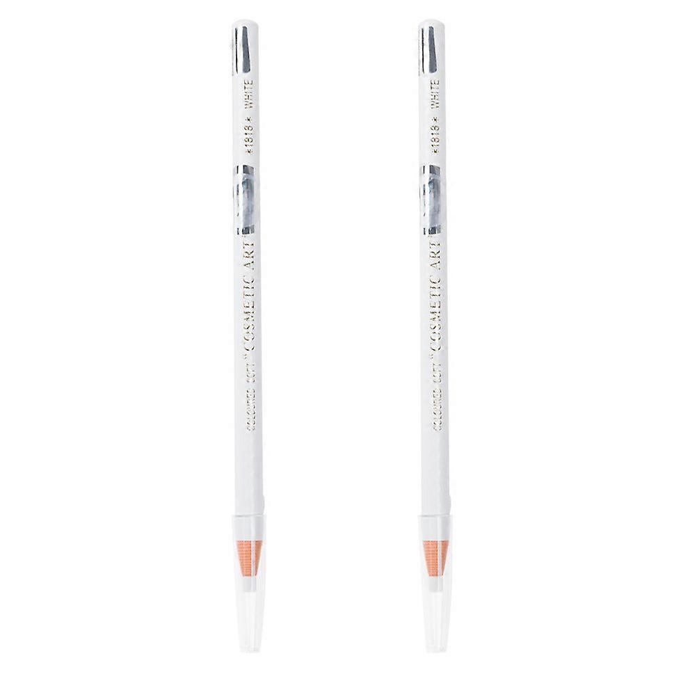 White Eyeliner Pencil Set   Smooth Eyebrow Drawing Tool for Women, Lightweight & Portable Makeup Pen for Effortless Application