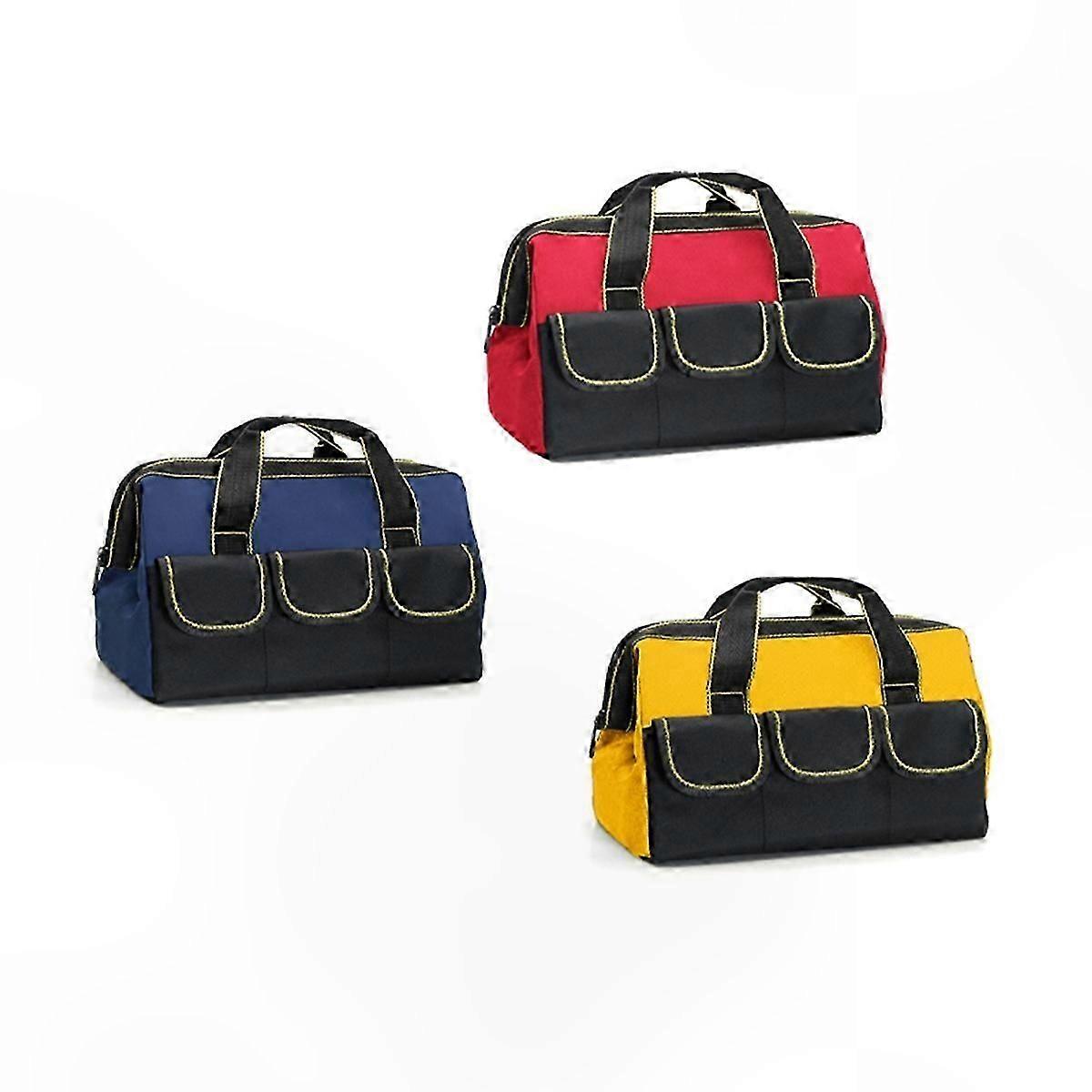 3-Pack Large Opening Tool Bag, 13" Durable Waterproof Organizer for Power Tools