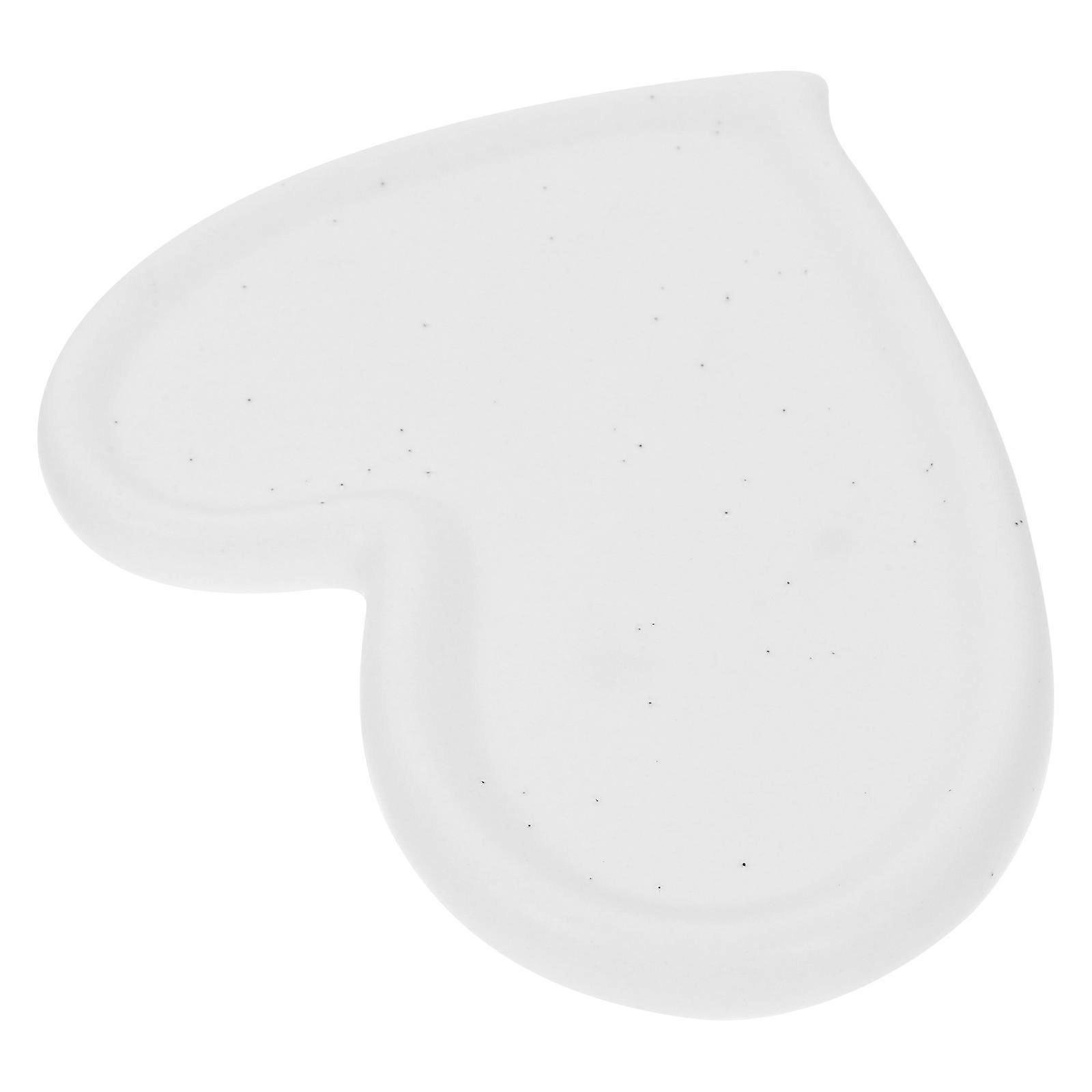 تخزين المجوهرات لوحة زخرفية على شكل قلب صينية تقديم 13.00X12.00X1.00CM ساحرة 1 قطعة