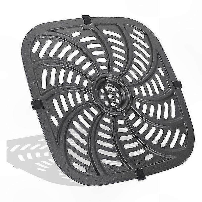 8QT Nonstick Removable Grill Pan for Air Fryer, Replacement Accessory with Durable Coating for Easy Cleaning