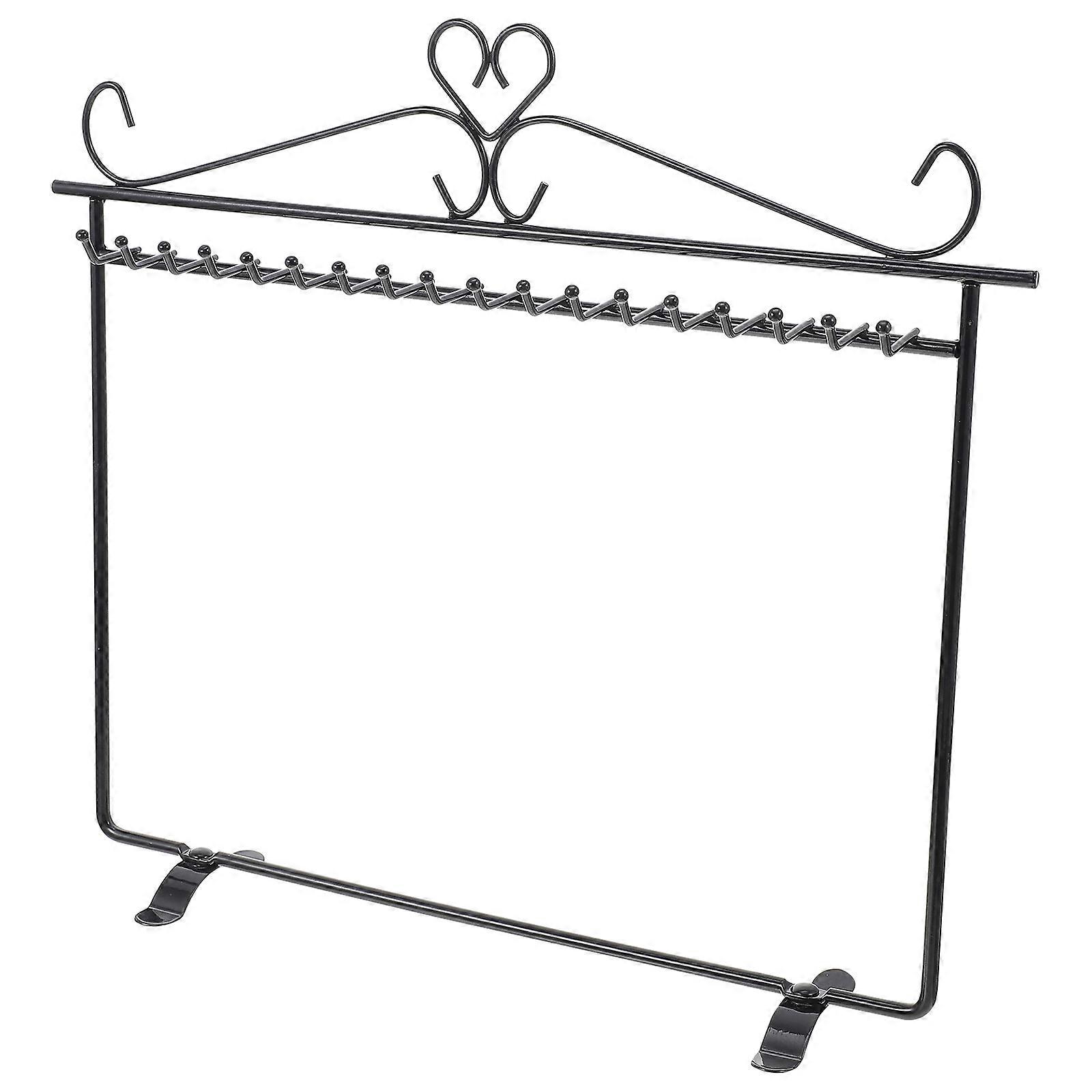 Necklace Organizer Holder Iron Craft Jewelry Holder for Decor 1Pcs Necklace Display Rack