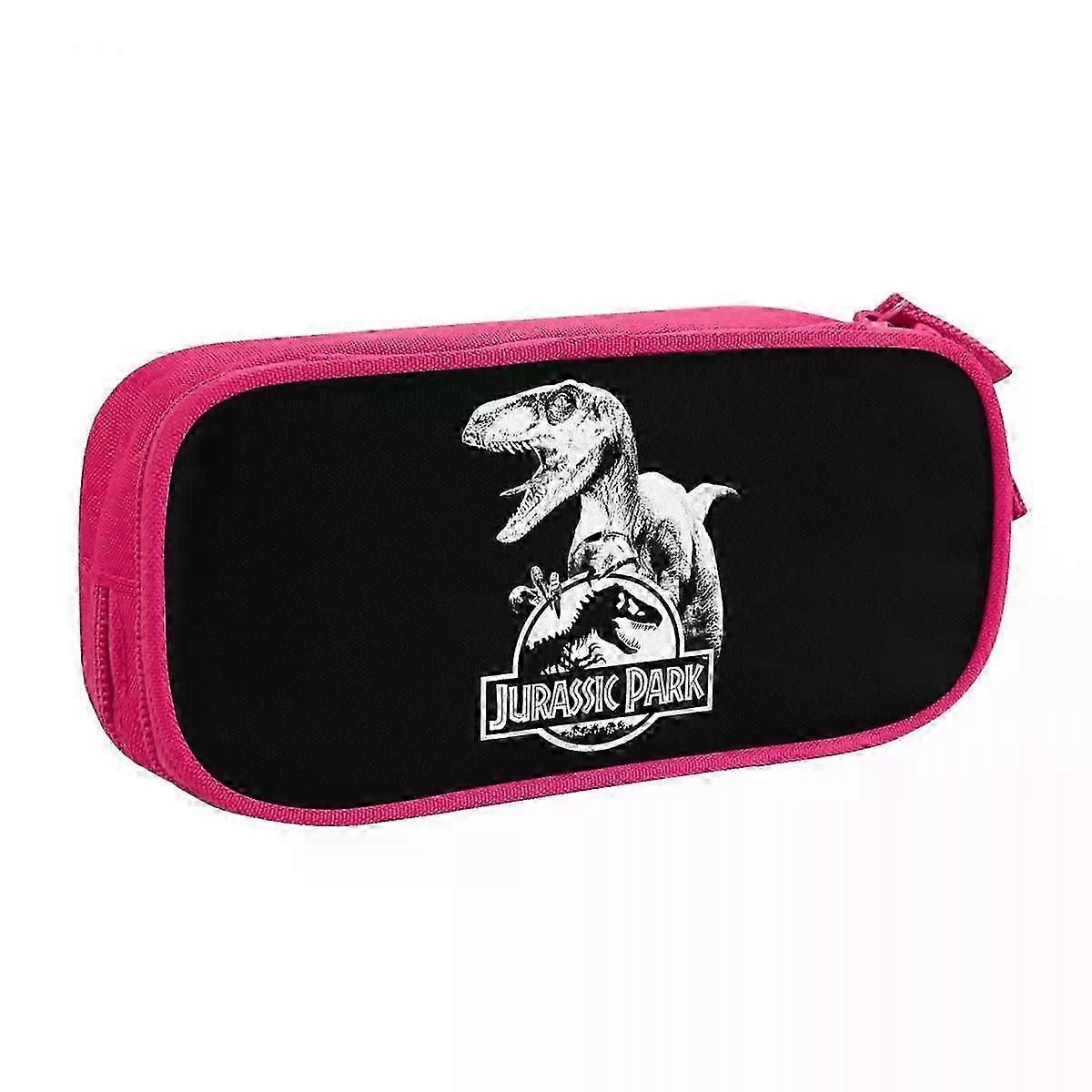 Trendy Velociraptor Jurassic Park Pencil Case with Large Capacity