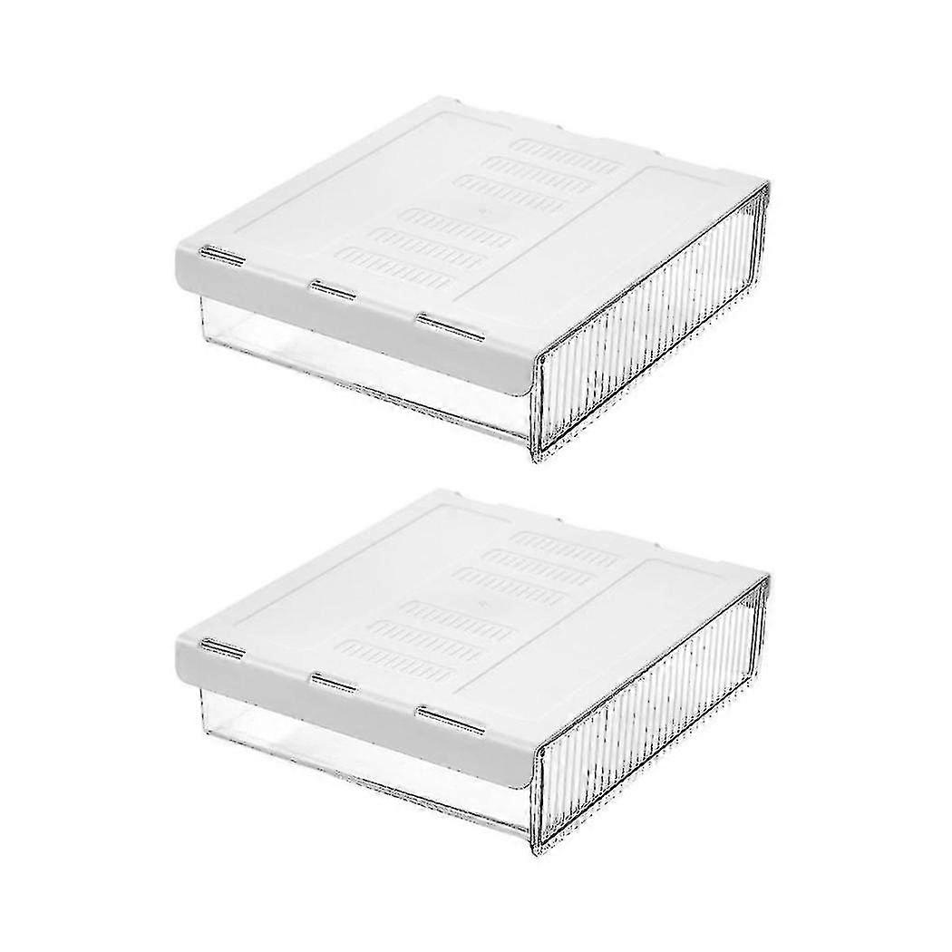 Desktop storage boxes, Two-piece set, Self-adhesive, Suitable for multiple scenarios