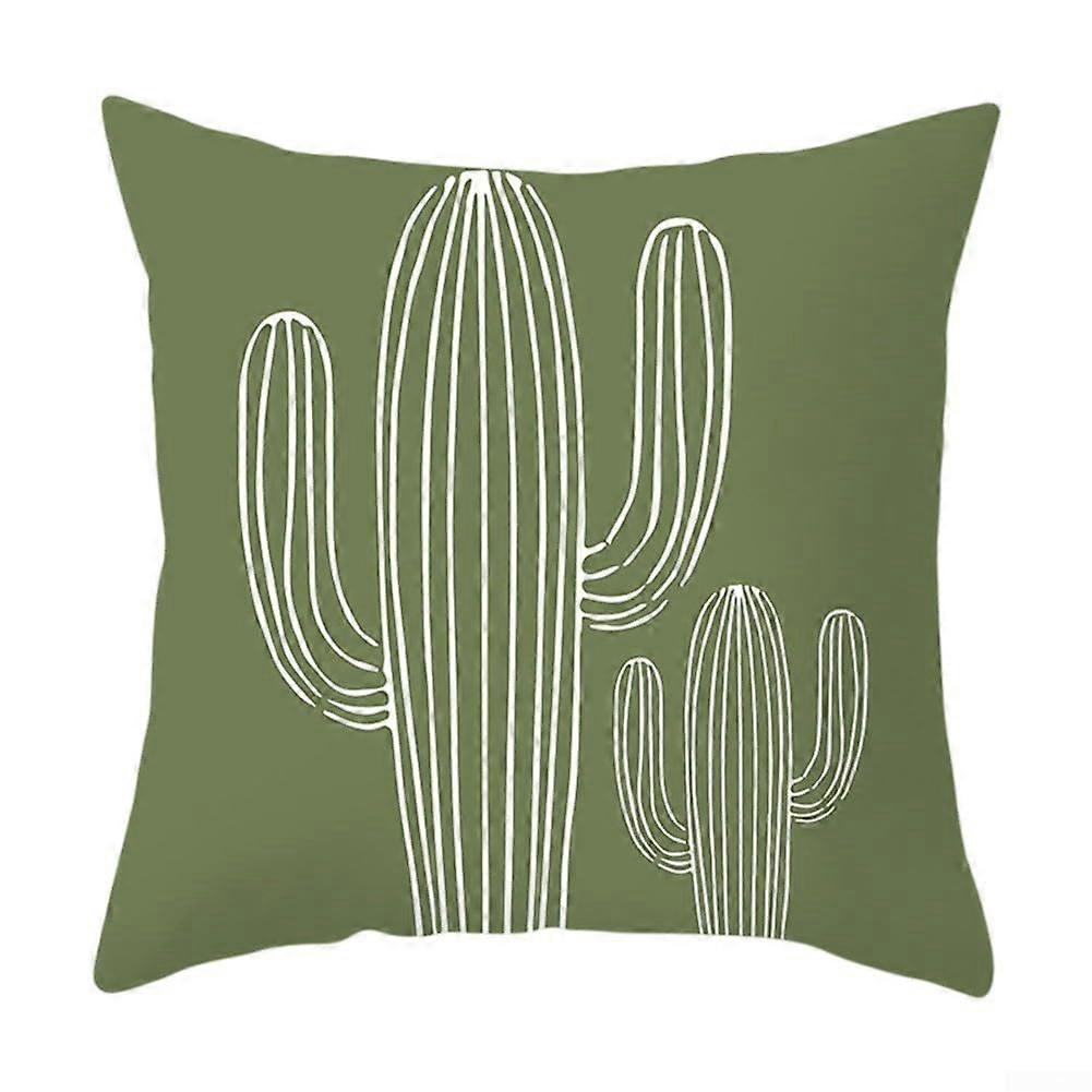 Abstract Sofa or Bed Pillow Cover, Soft Polyester Material, Trendy Design for Relaxing Atmosphere, 45x45 cm