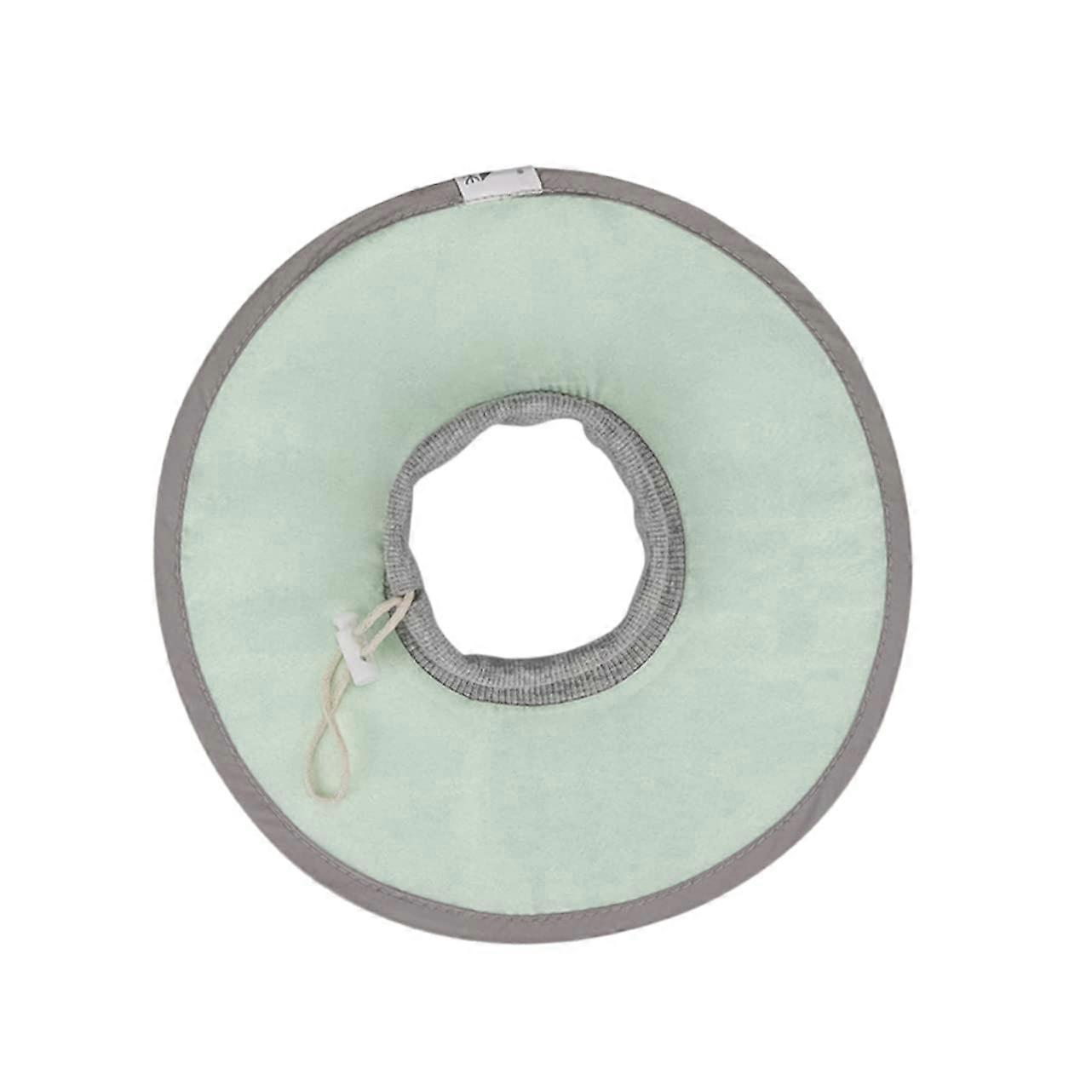 Protective Collar Elizabethan Pet Collar – Lightweight Breathable Green Size M M Green