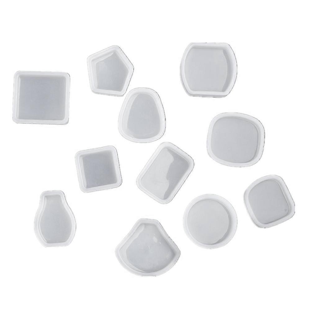 DIY Bakeware for Handmade Decor Making in Stylish Geometric Shape White Color 11Pcs Kitchenware Set