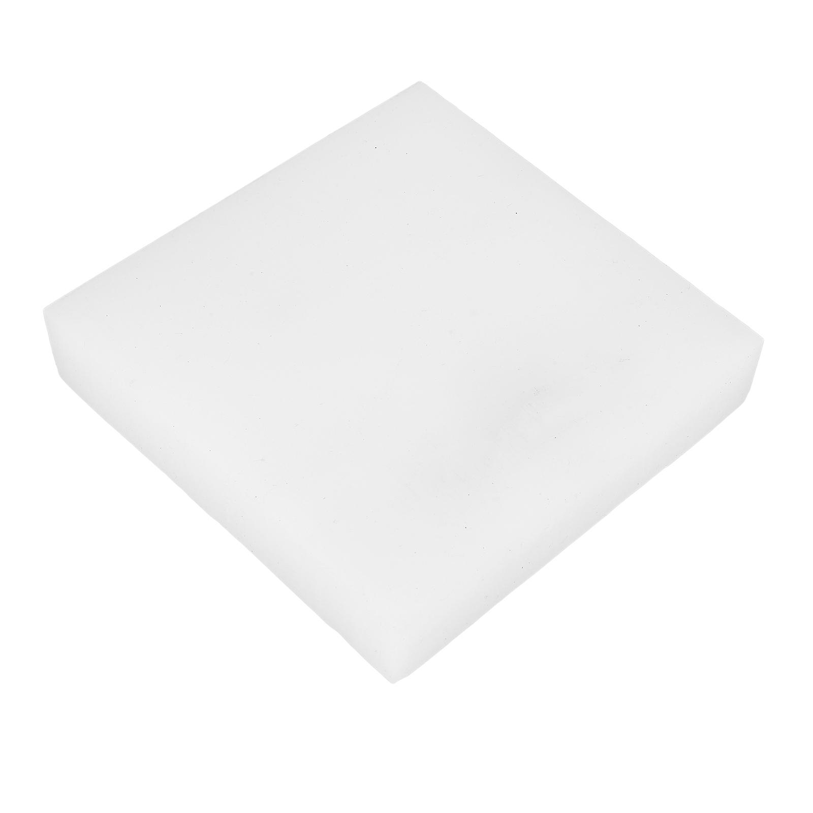 White Solid Silicone Anti Vibration Mat Designed For Household Use Noise Reduction Cushion Pad 1Set