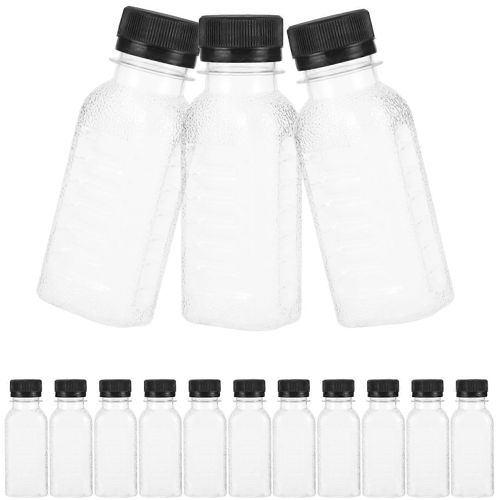 Multi-Functional Juice Bottles Suitable For Users Seeking Liquid Storage Solutions 20Pcs Reusable Black Containers