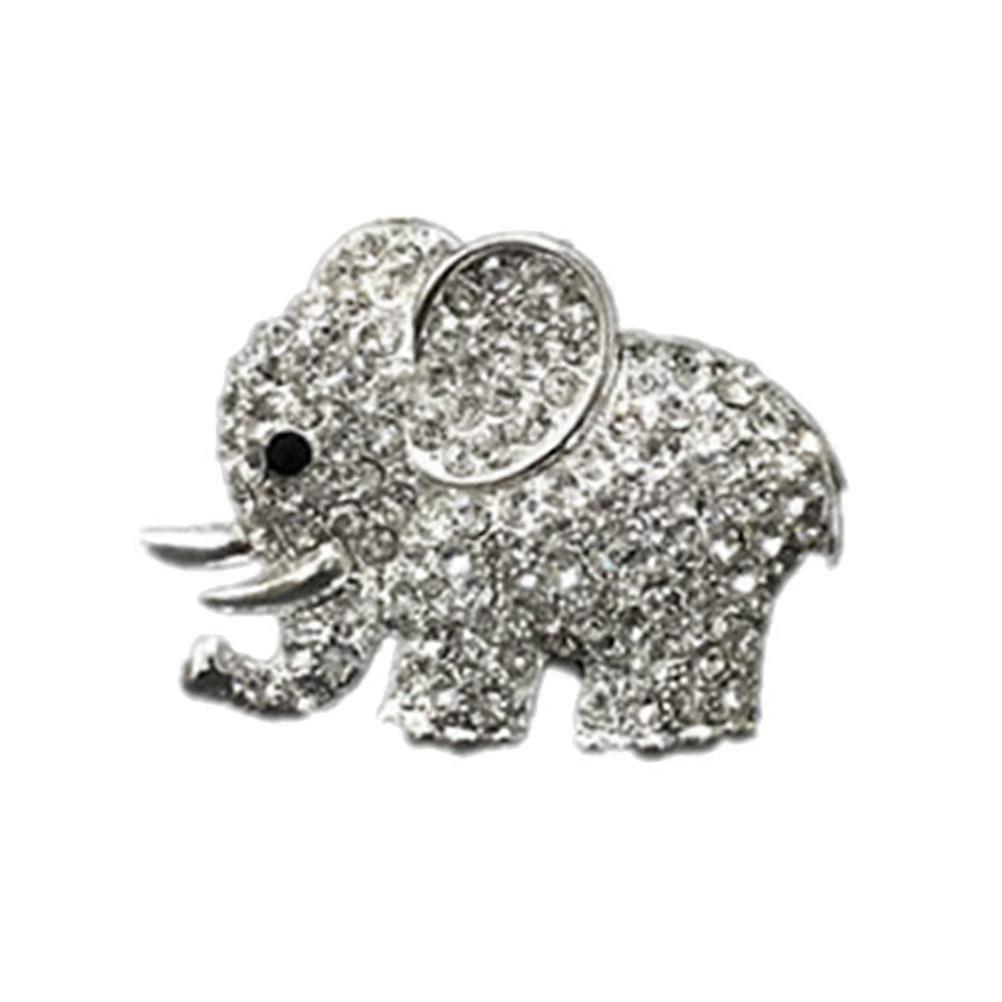Car Perfume Clip 1Pc Diamond Crystal Elephant Shaped Air Freshener Perfect For Vehicle Use In Silver Color Ideal For Car Owners And Drivers