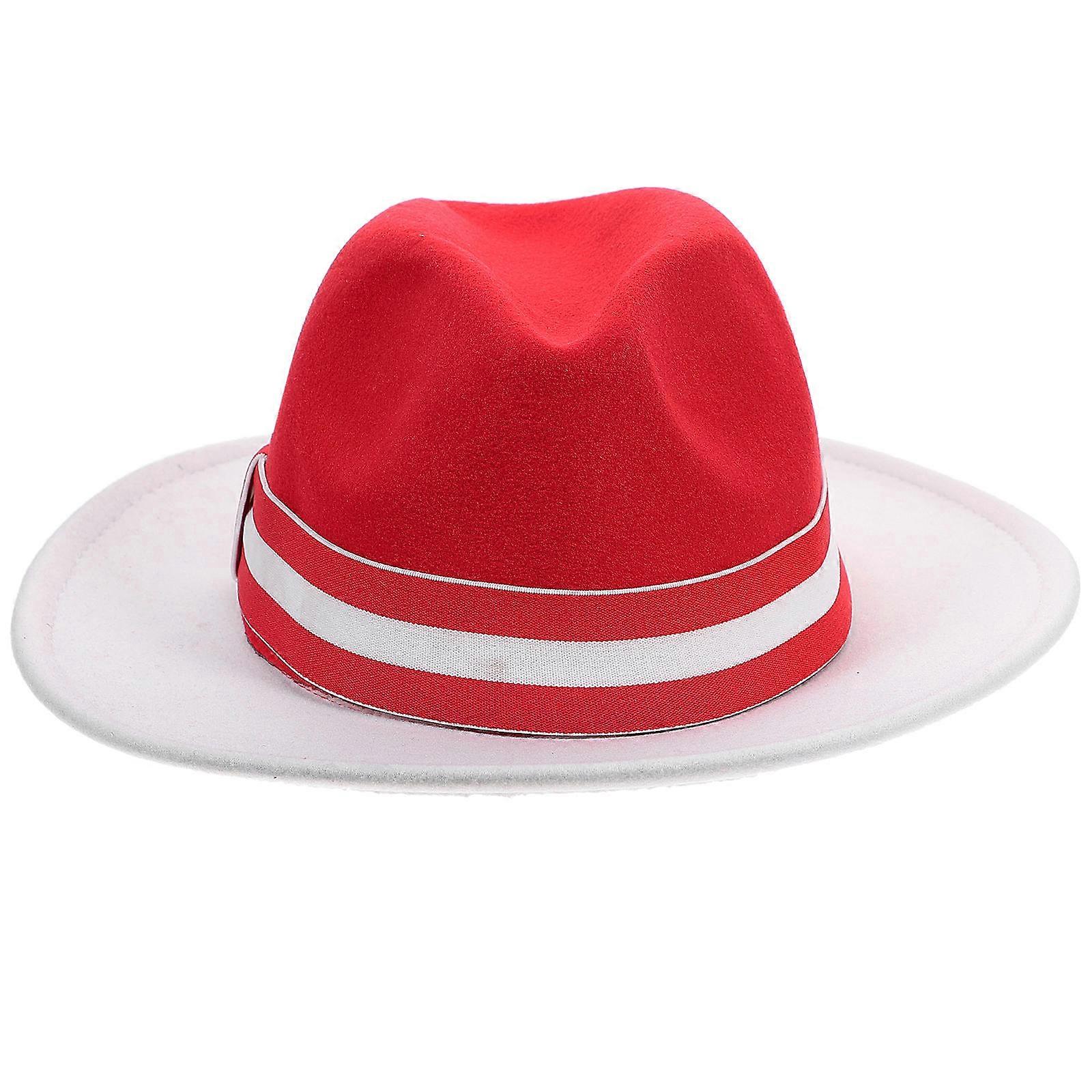 Woolen Jazz hat for Women and Men with Multi Color Design Perfect for Parties and Everyday .5 inches Brim