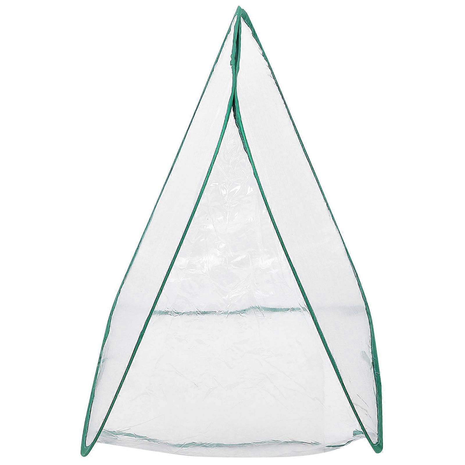 Foldable Mini Greenhouse for Succulents – Portable Transparent PVC Plant Shelter with Weatherproof Insulation for Small Gardens and Balconies