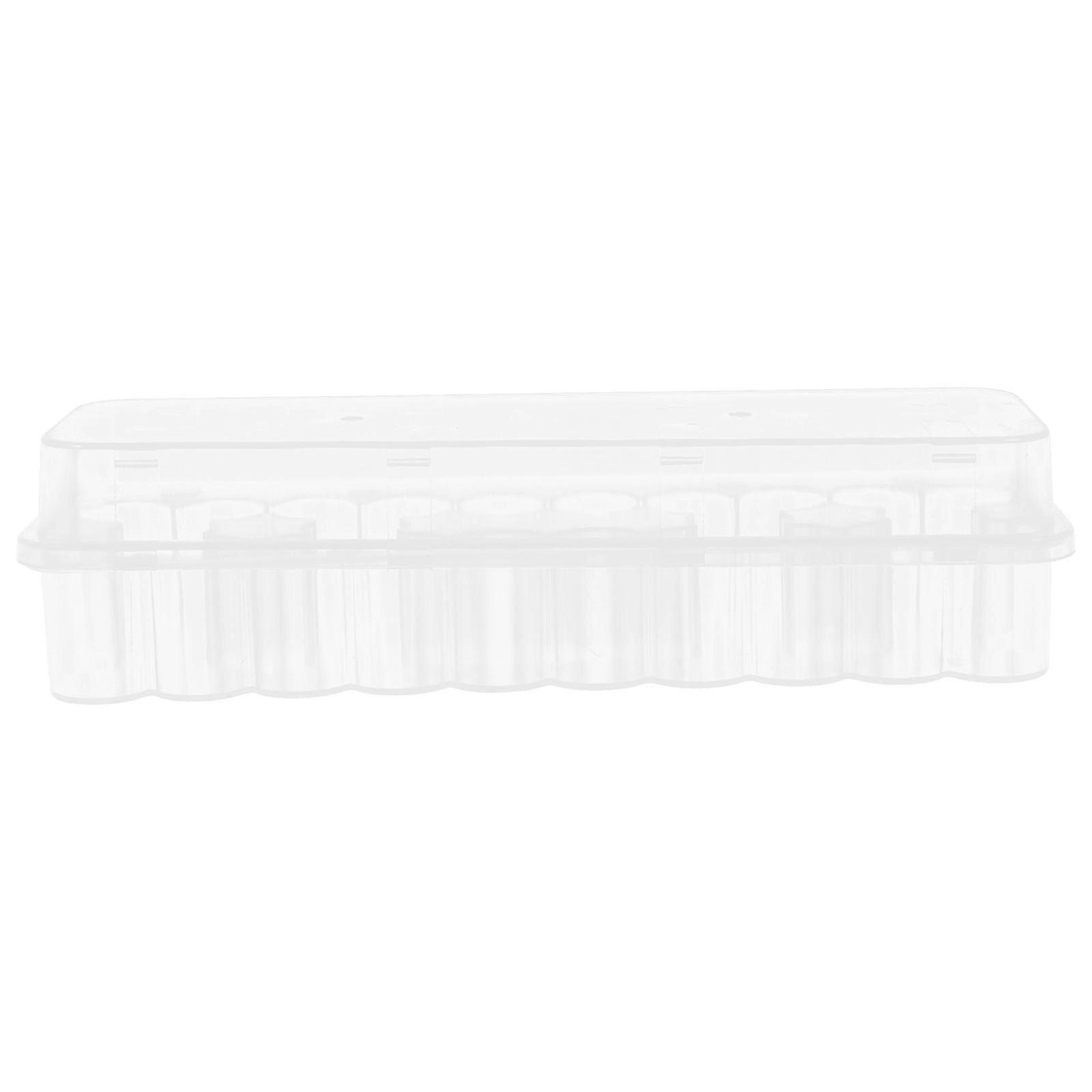 Plastic Vial Box Case Essential Oils Holder Plastic Test Tube Case Vial Freezer Box Vial Box Labs Storage Case Vials Shelf Grid Box Microtube Holder B